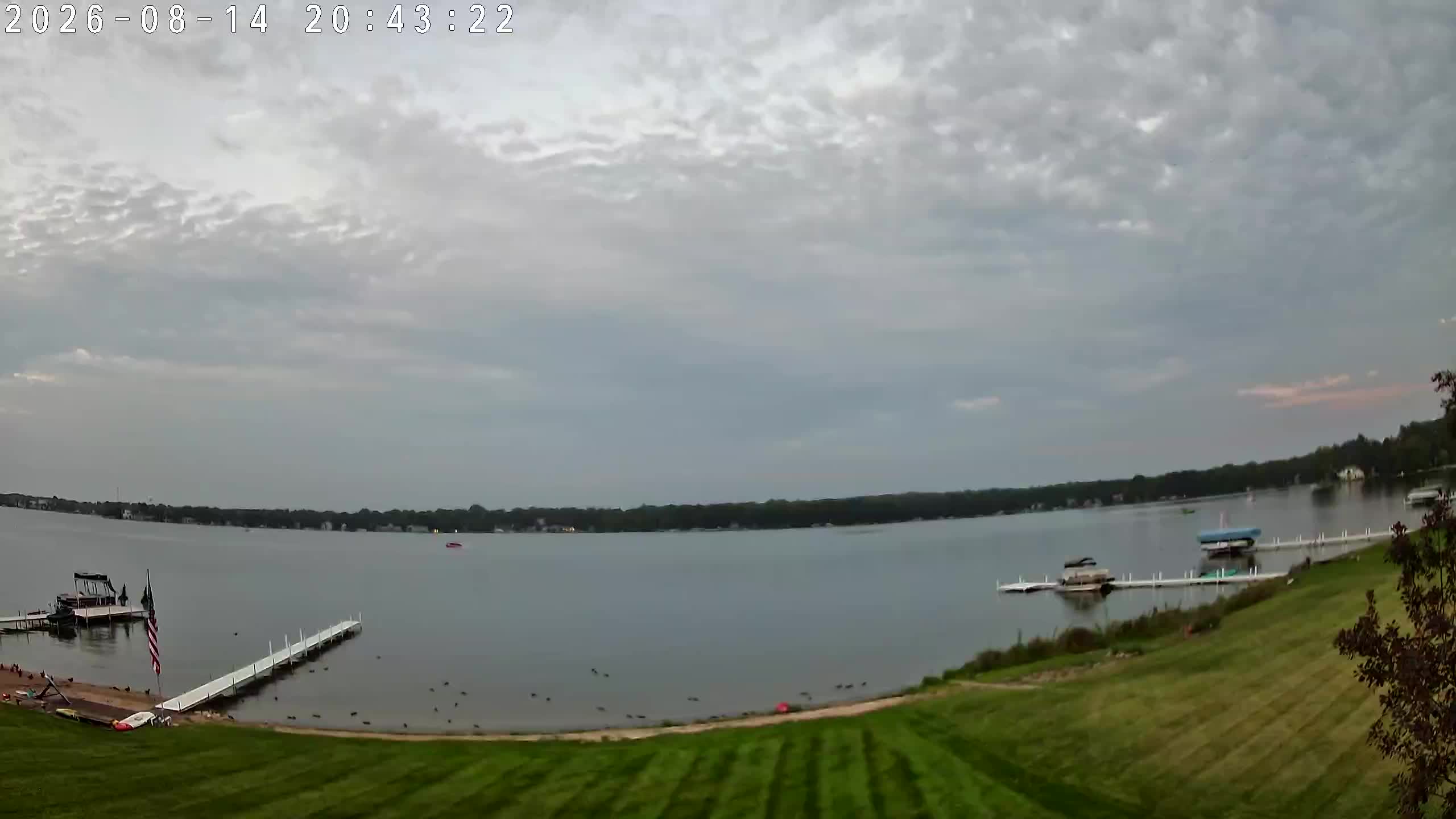 Winona Lake Sunset — August 14, 2026