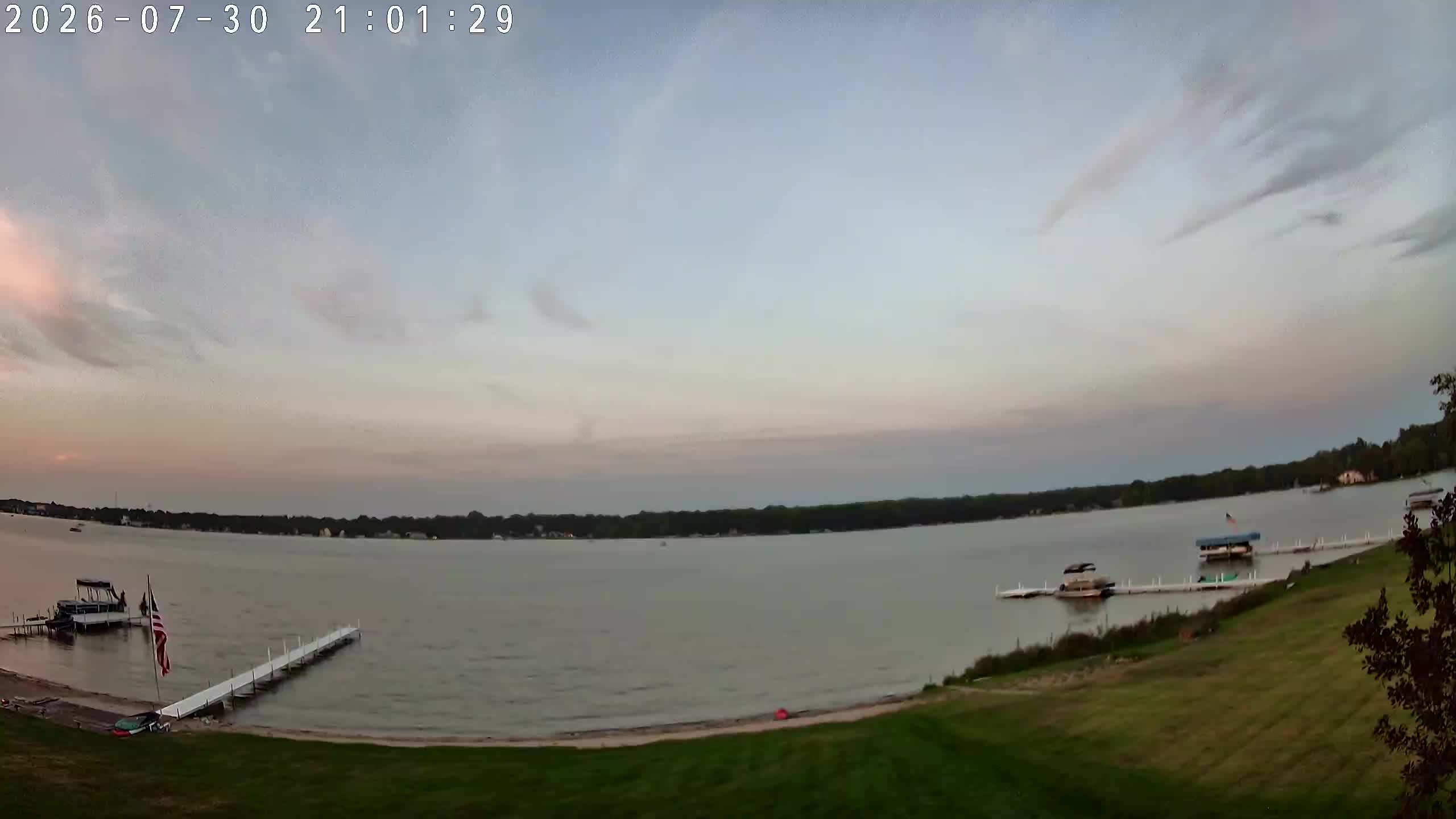 Winona Lake Sunset — July 30, 2026