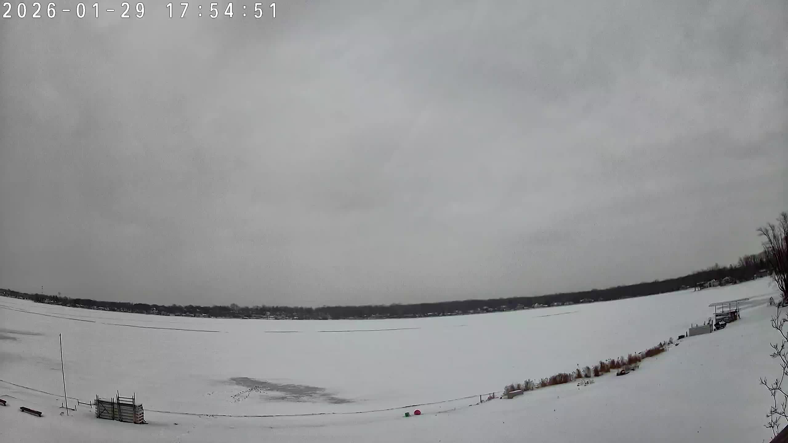 Winona Lake Sunset — January 29, 2026