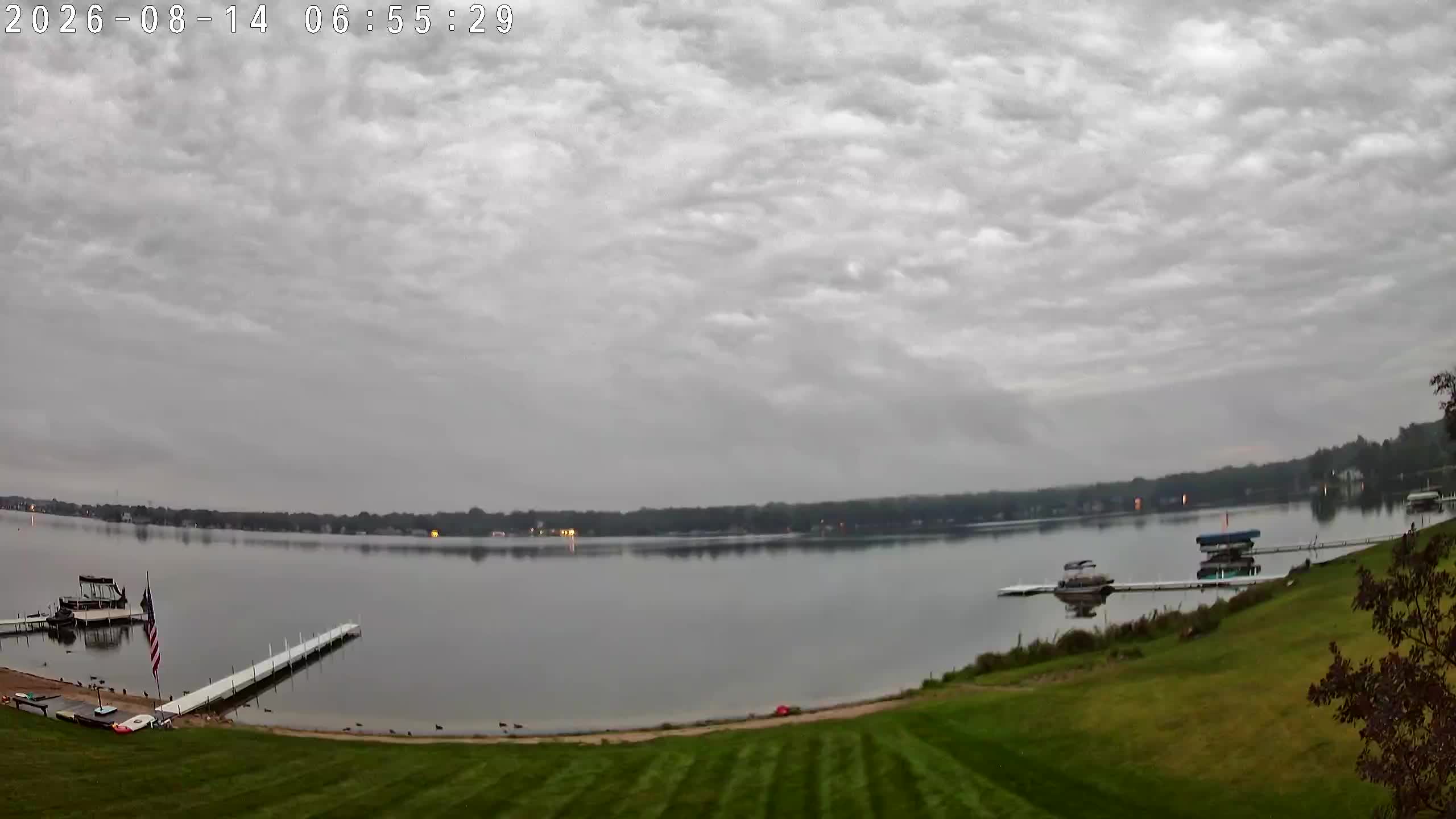 Winona Lake Sunrise — August 14, 2026