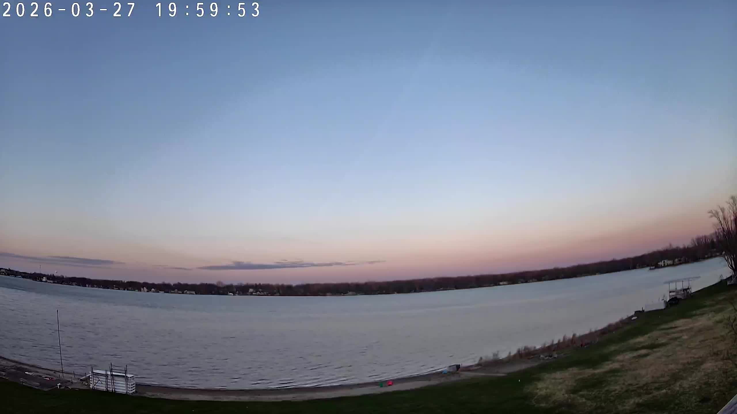Winona Lake Sunset — March 27, 2026