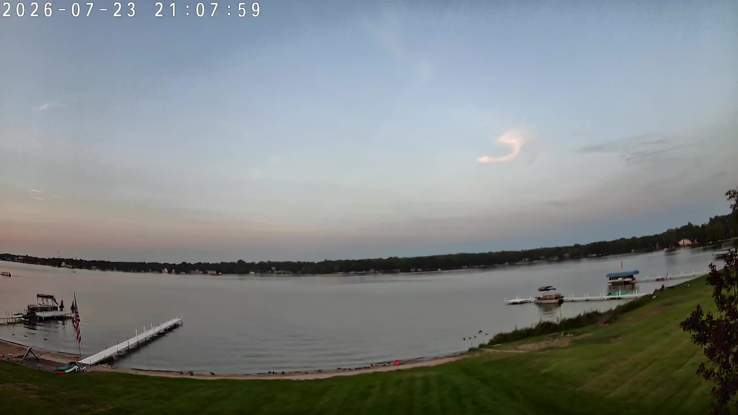 Winona Lake Sunset — July 23, 2026