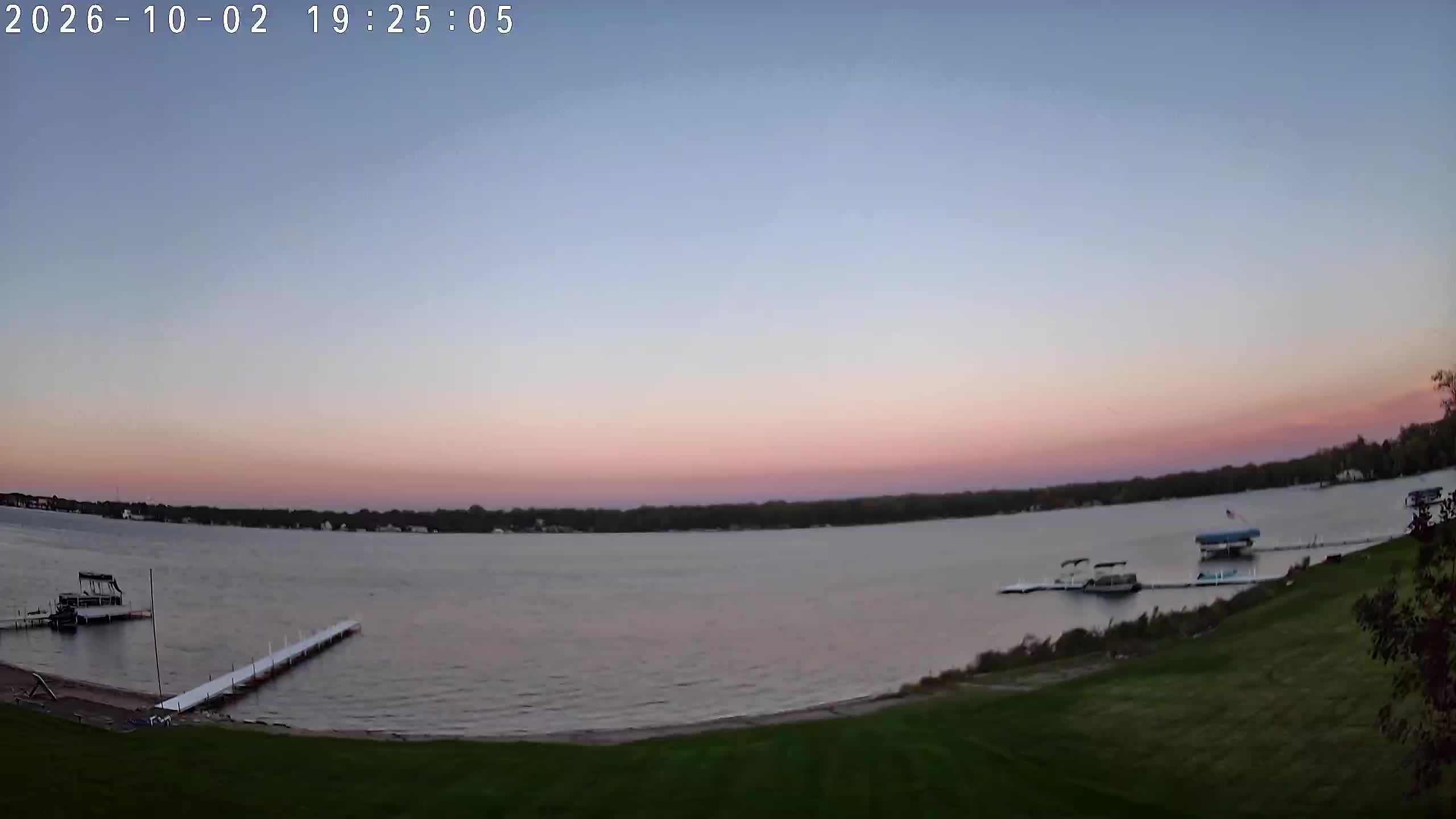 Winona Lake Sunset — October 2, 2026