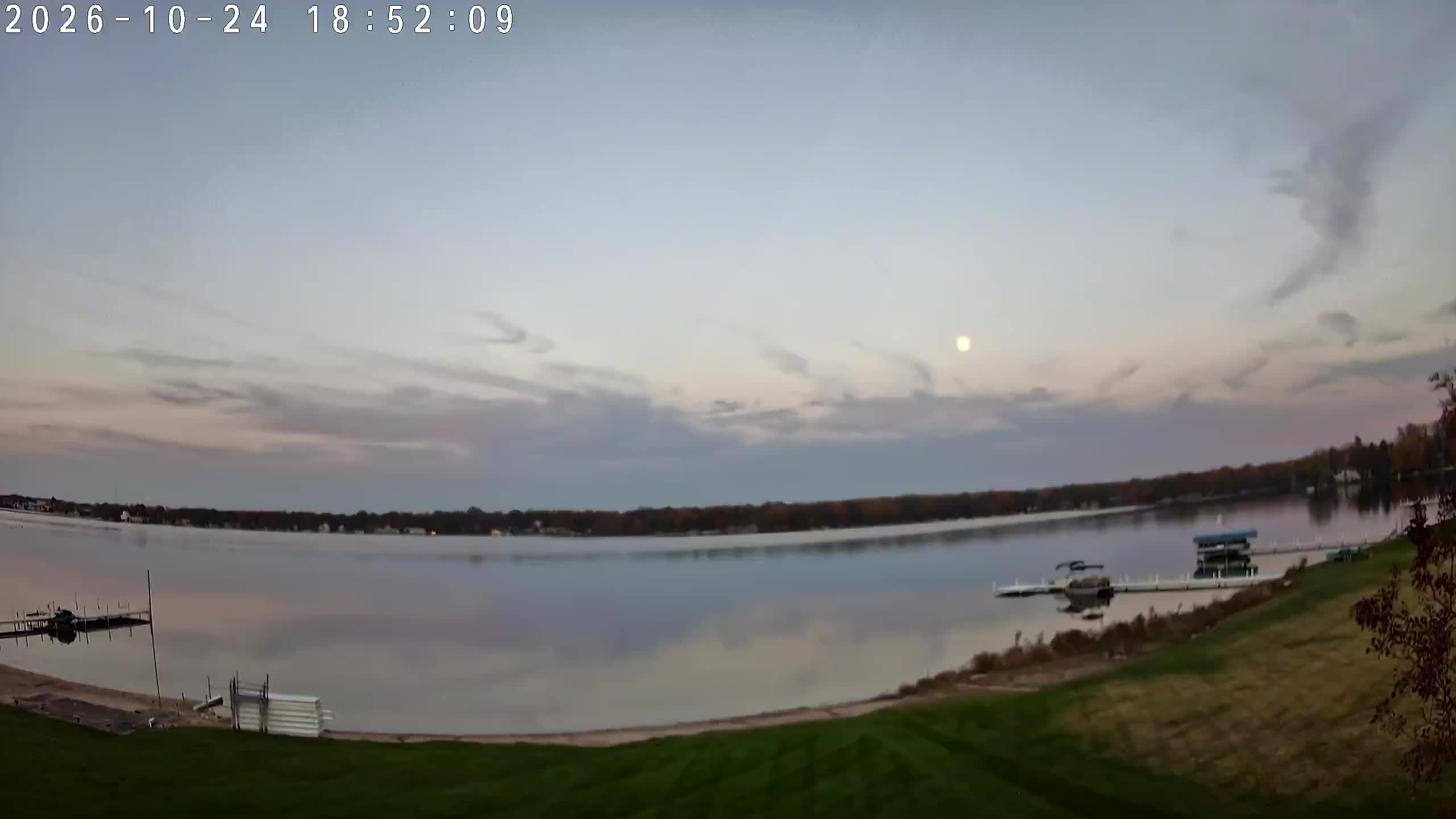 Winona Lake Sunset — October 24, 2026