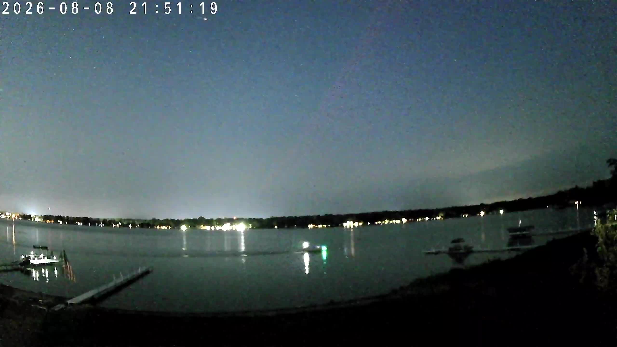 Winona Lake Sunset — August 8, 2026