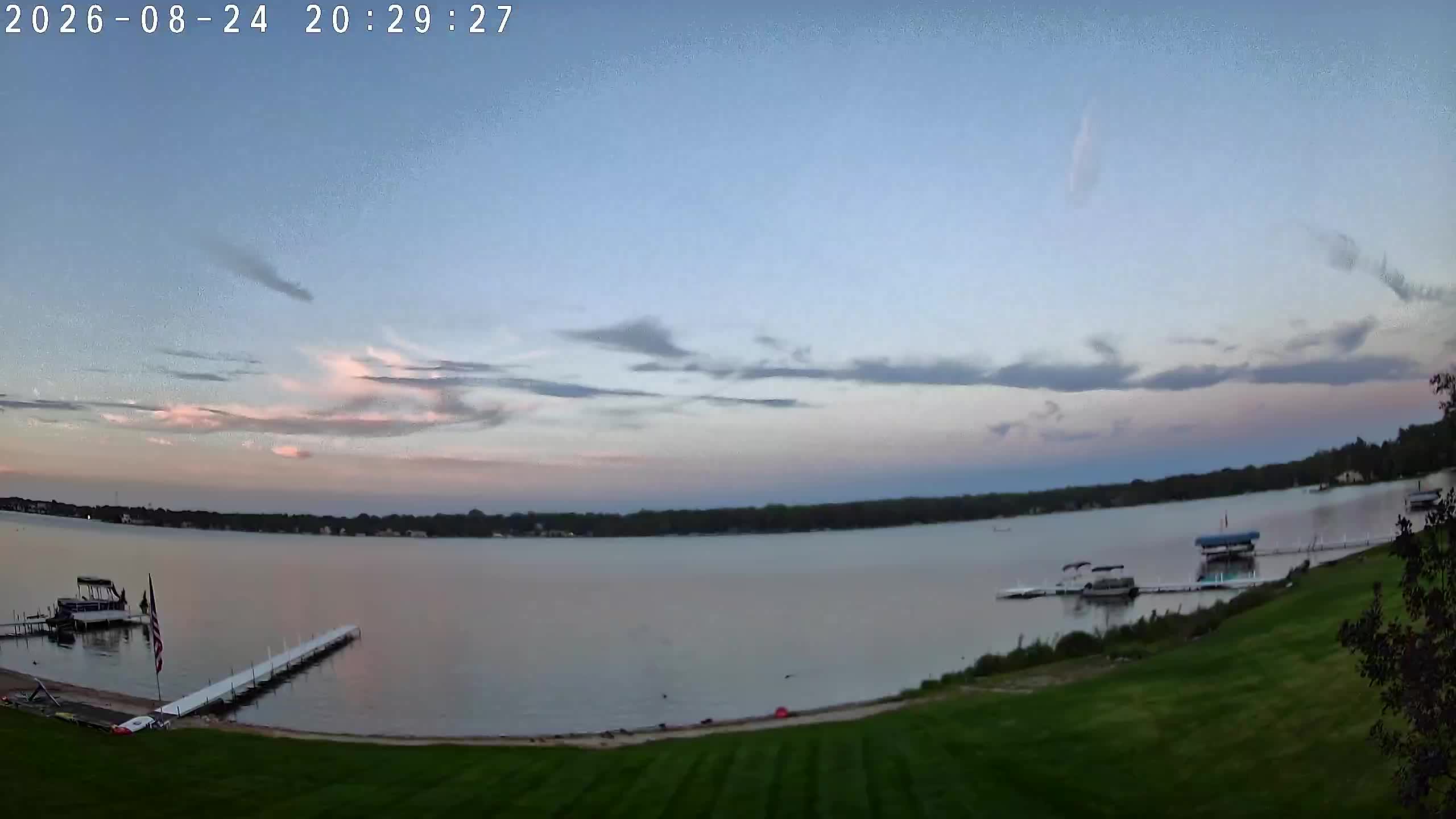 Winona Lake Sunset — August 24, 2026