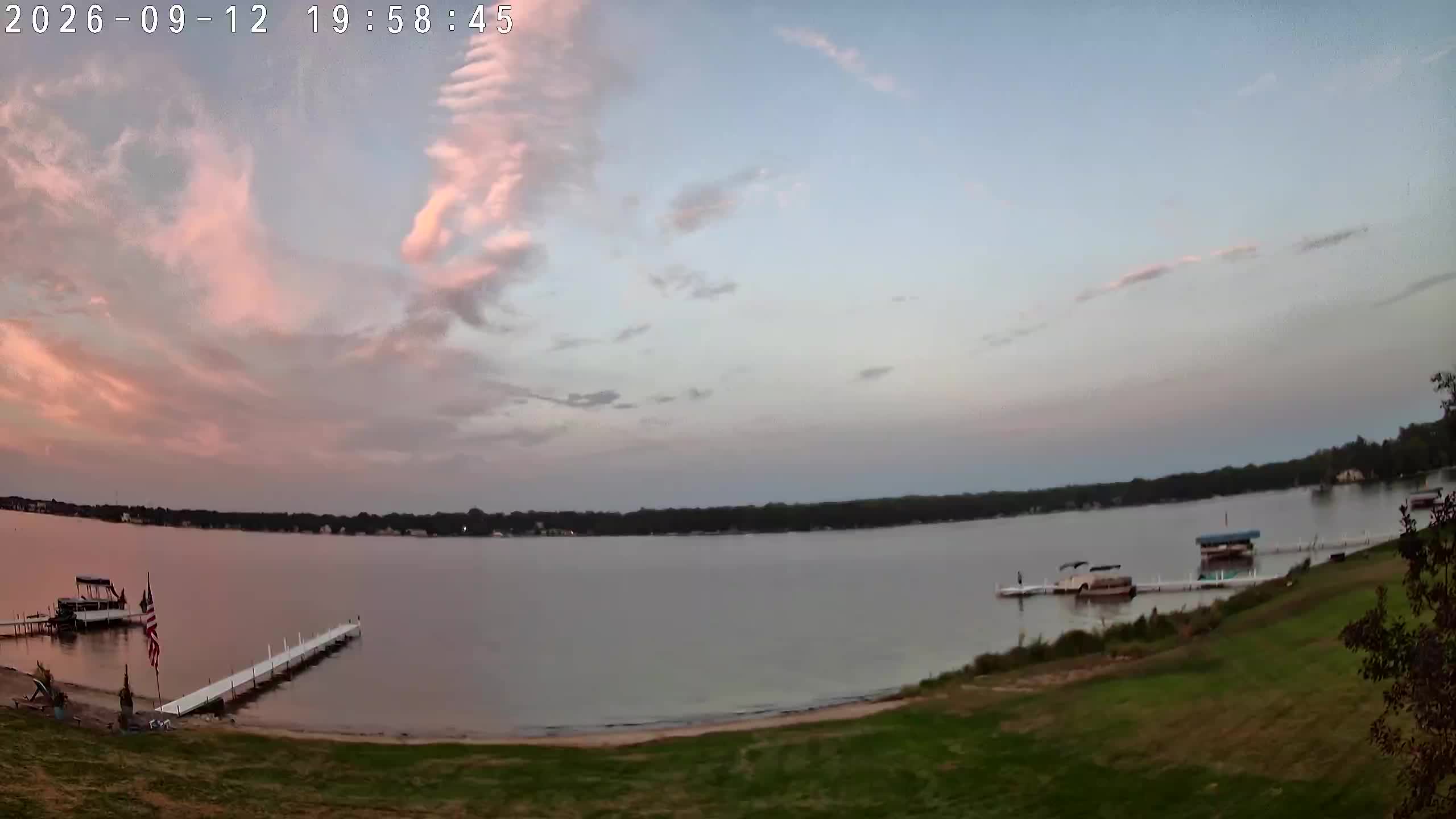 Winona Lake Sunset — September 12, 2026