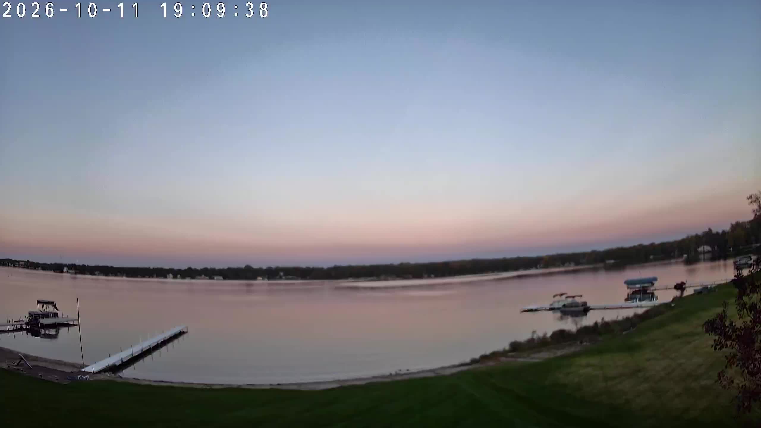 Winona Lake Sunset — October 11, 2026