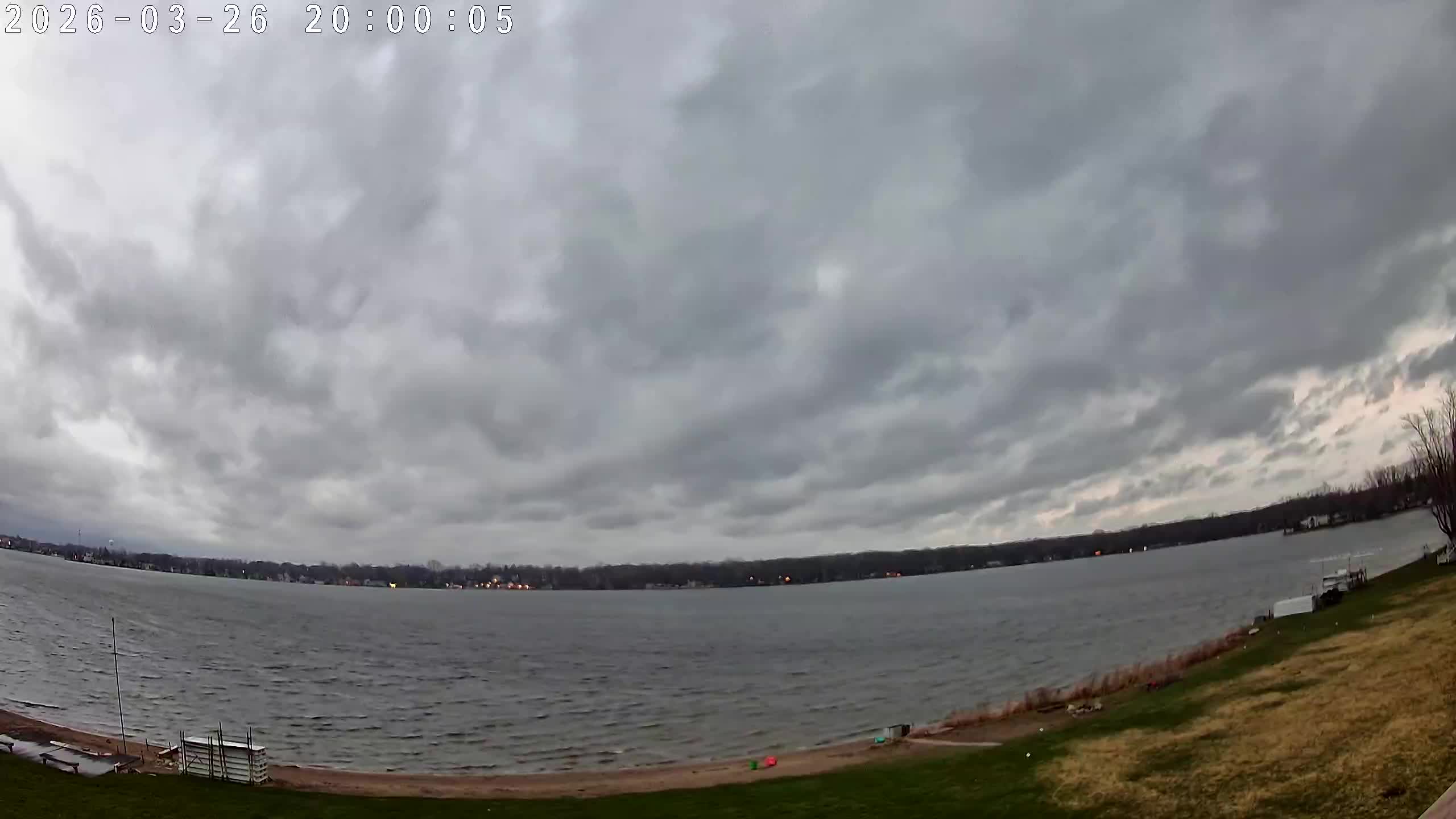 Winona Lake Sunset — March 26, 2026