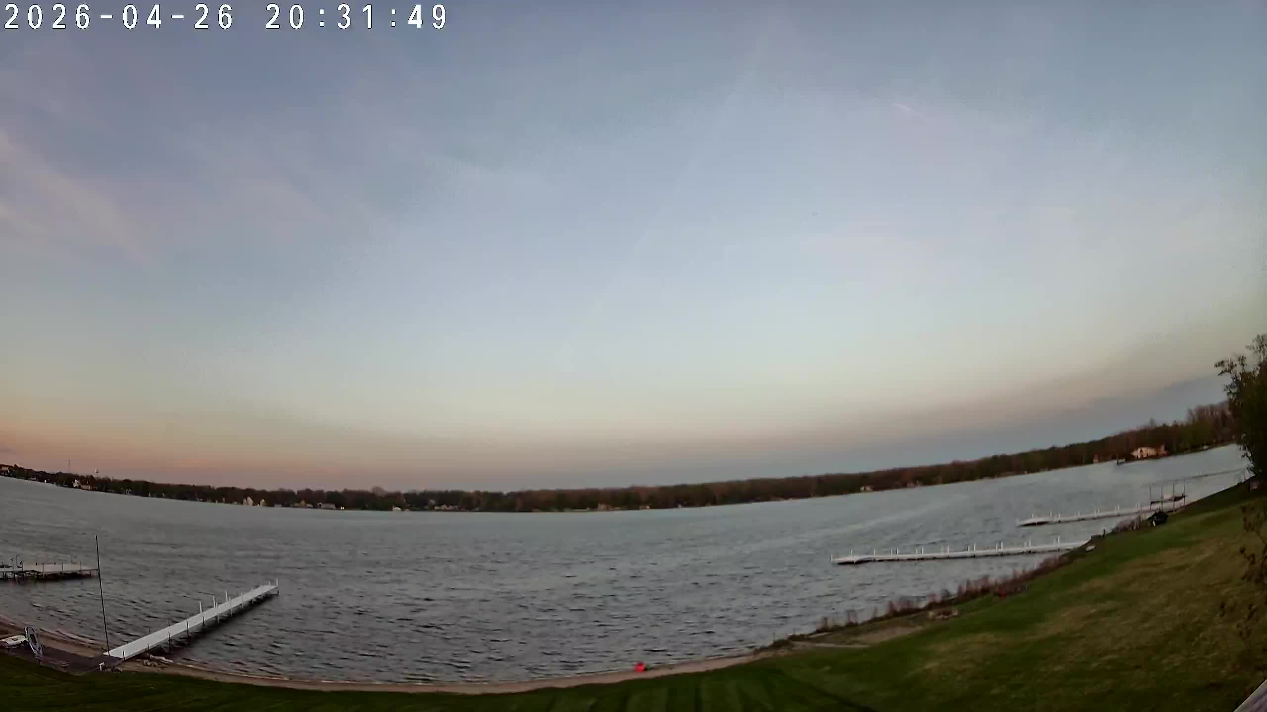 Winona Lake Sunset — April 26, 2026