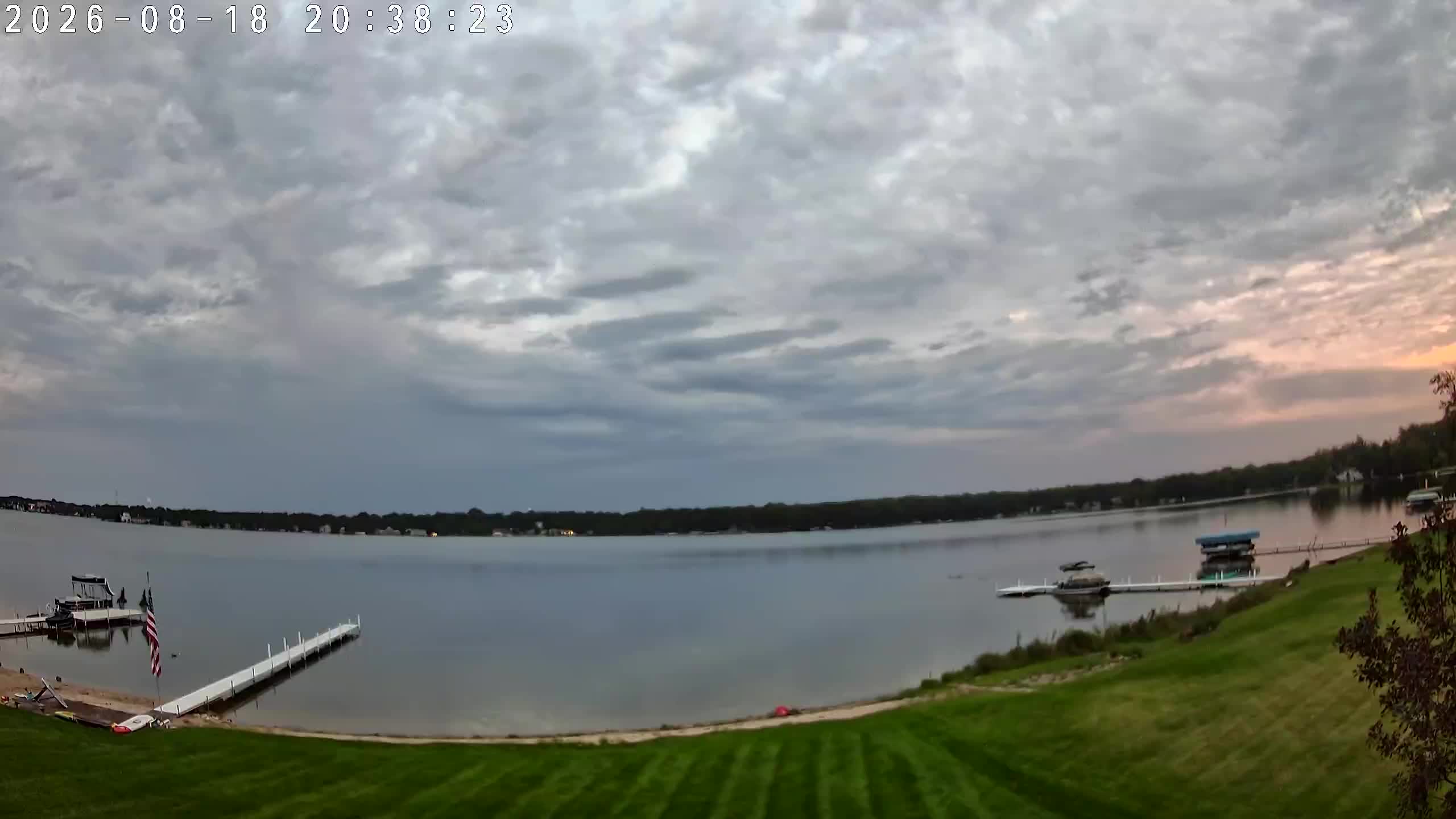 Winona Lake Sunset — August 18, 2026