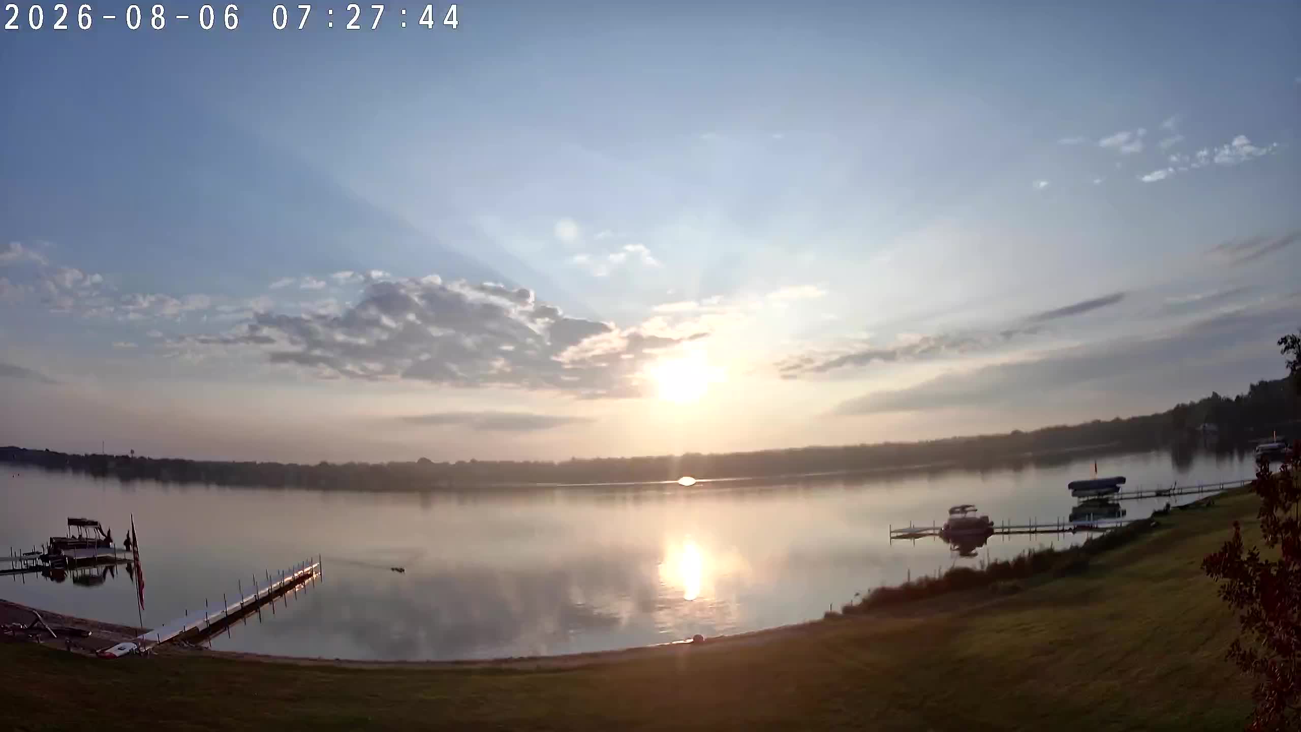 Winona Lake Sunrise — August 6, 2026