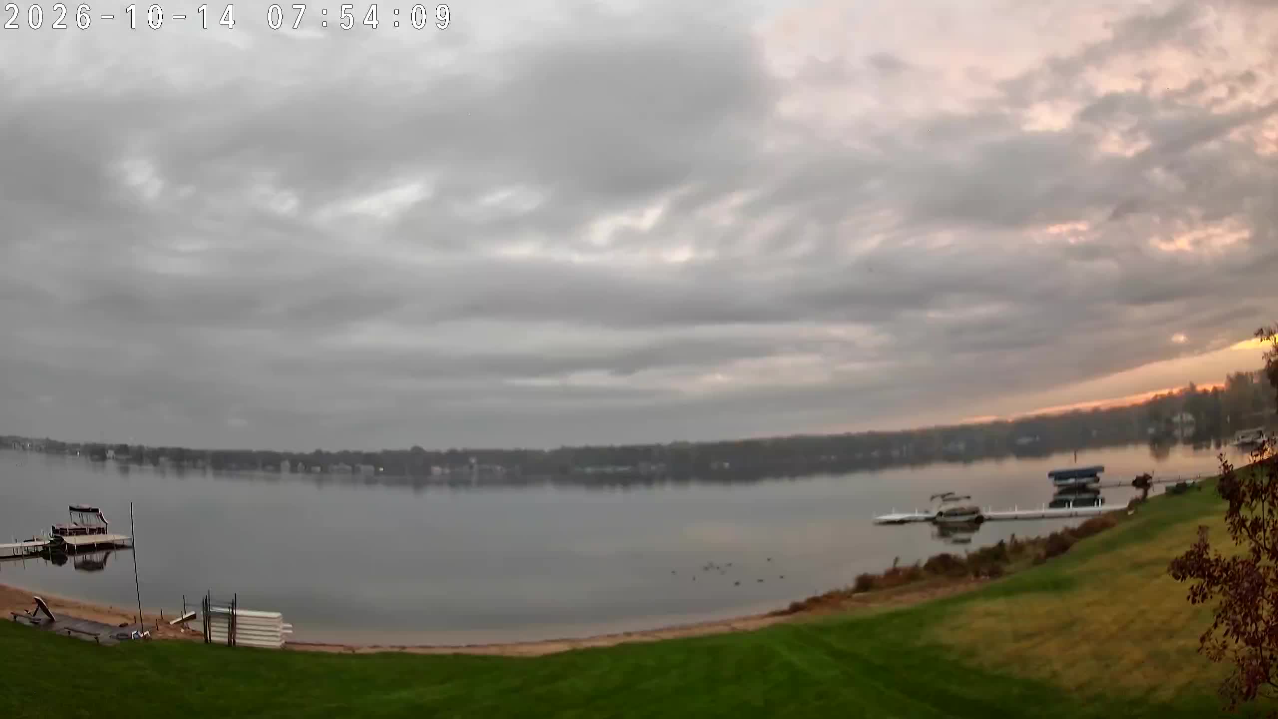 Winona Lake Sunrise — October 14, 2026