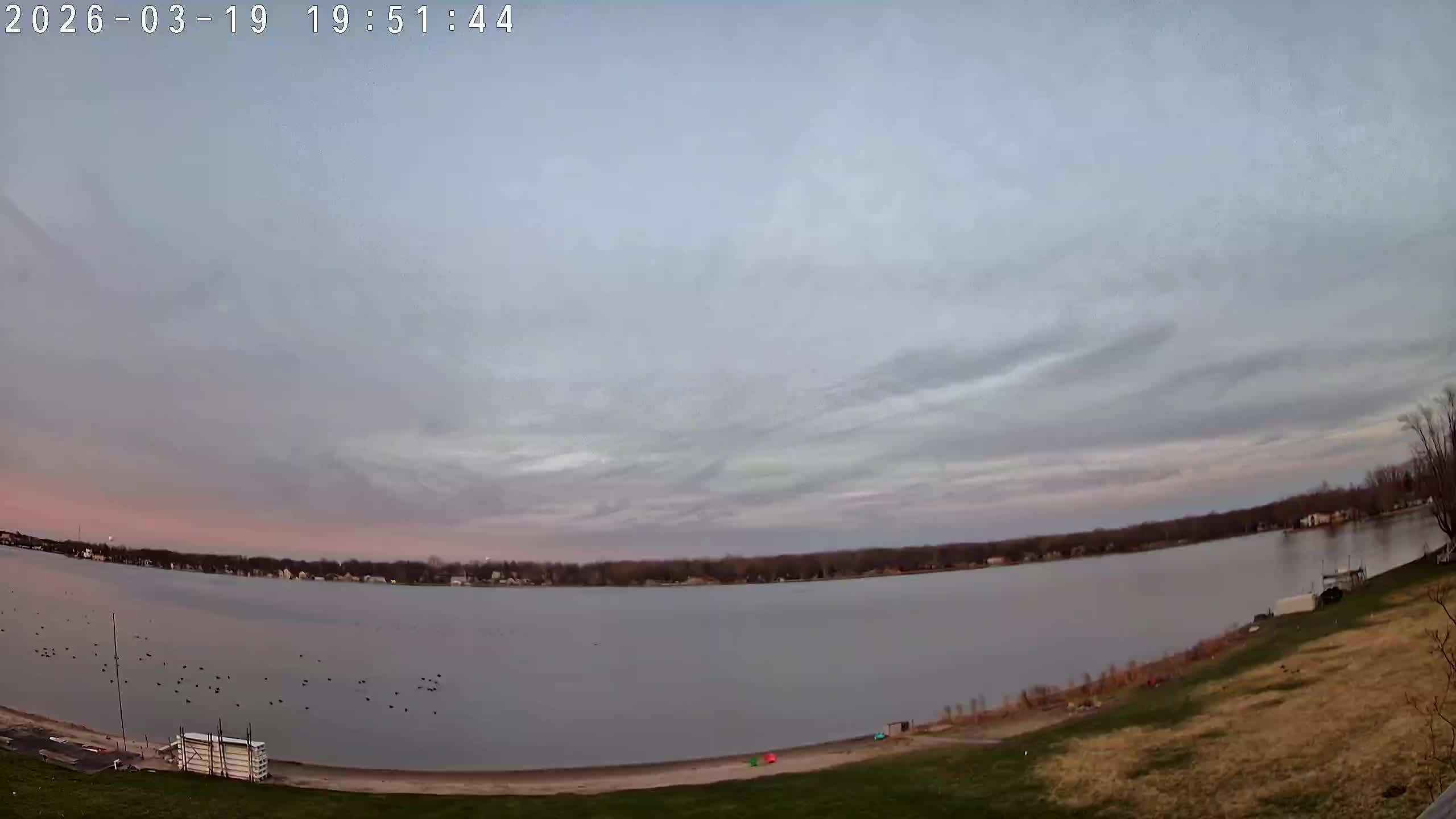 Winona Lake Sunset — March 19, 2026