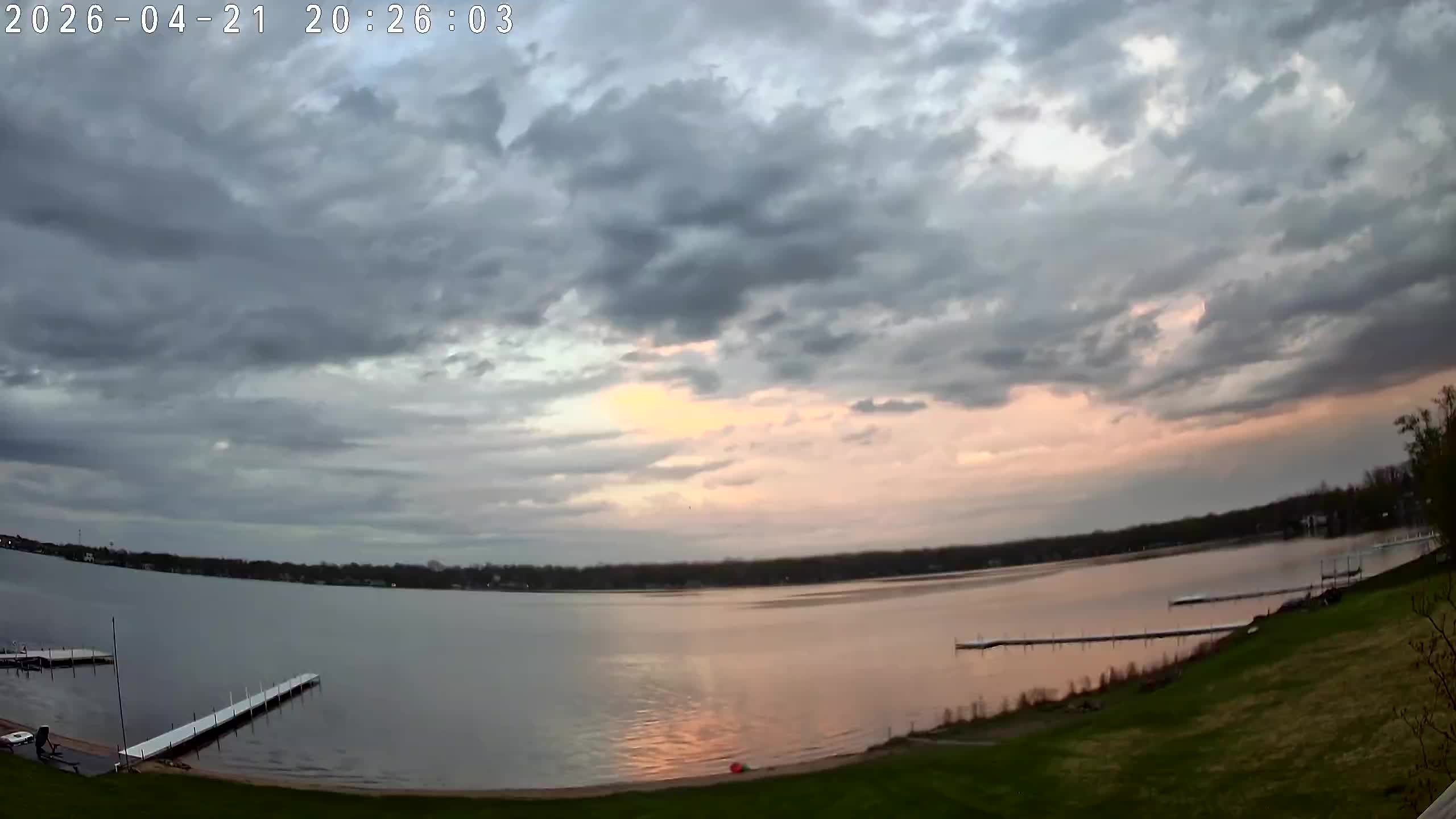 Winona Lake Sunset — April 21, 2026