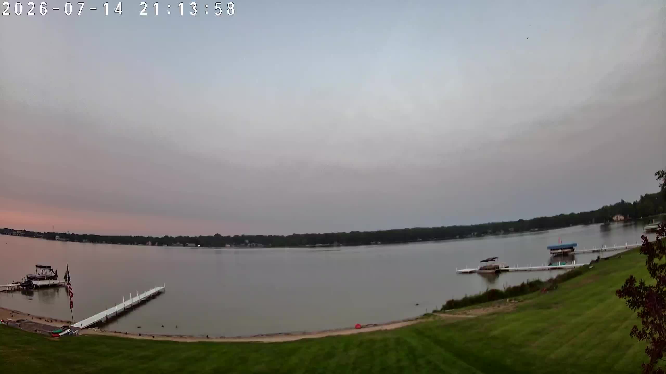 Winona Lake Sunset — July 14, 2026