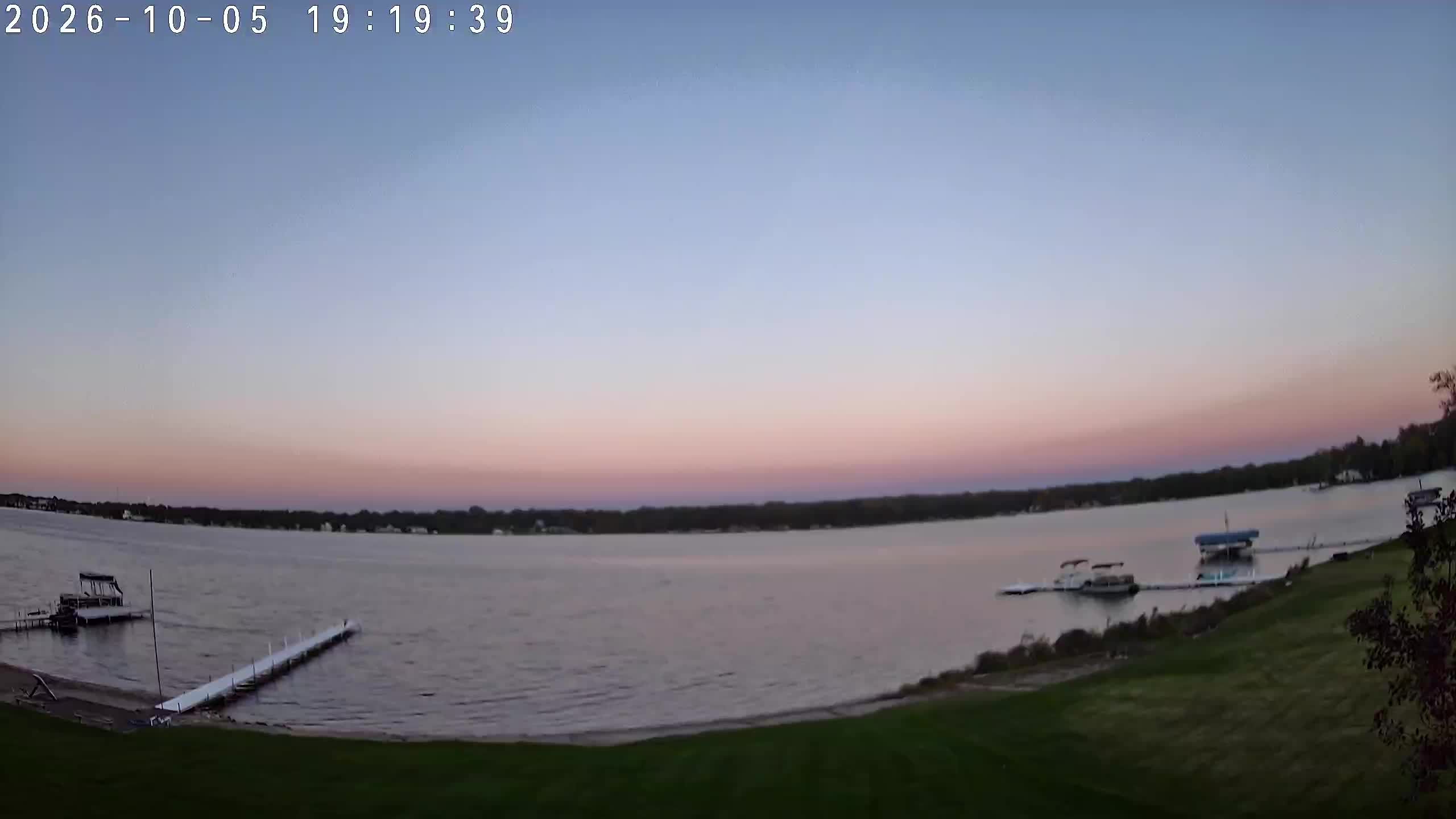 Winona Lake Sunset — October 5, 2026