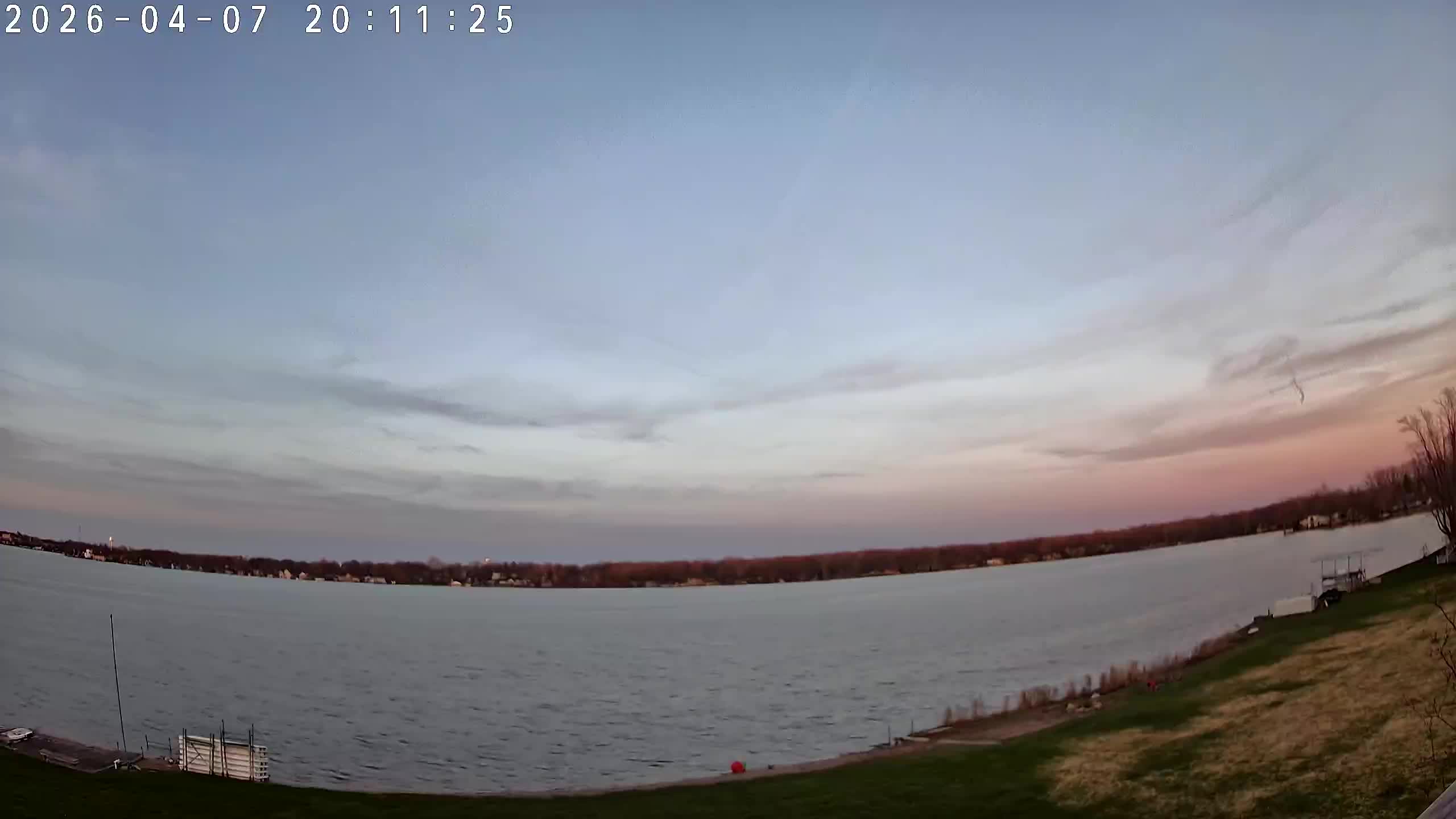 Winona Lake Sunset — April 7, 2026
