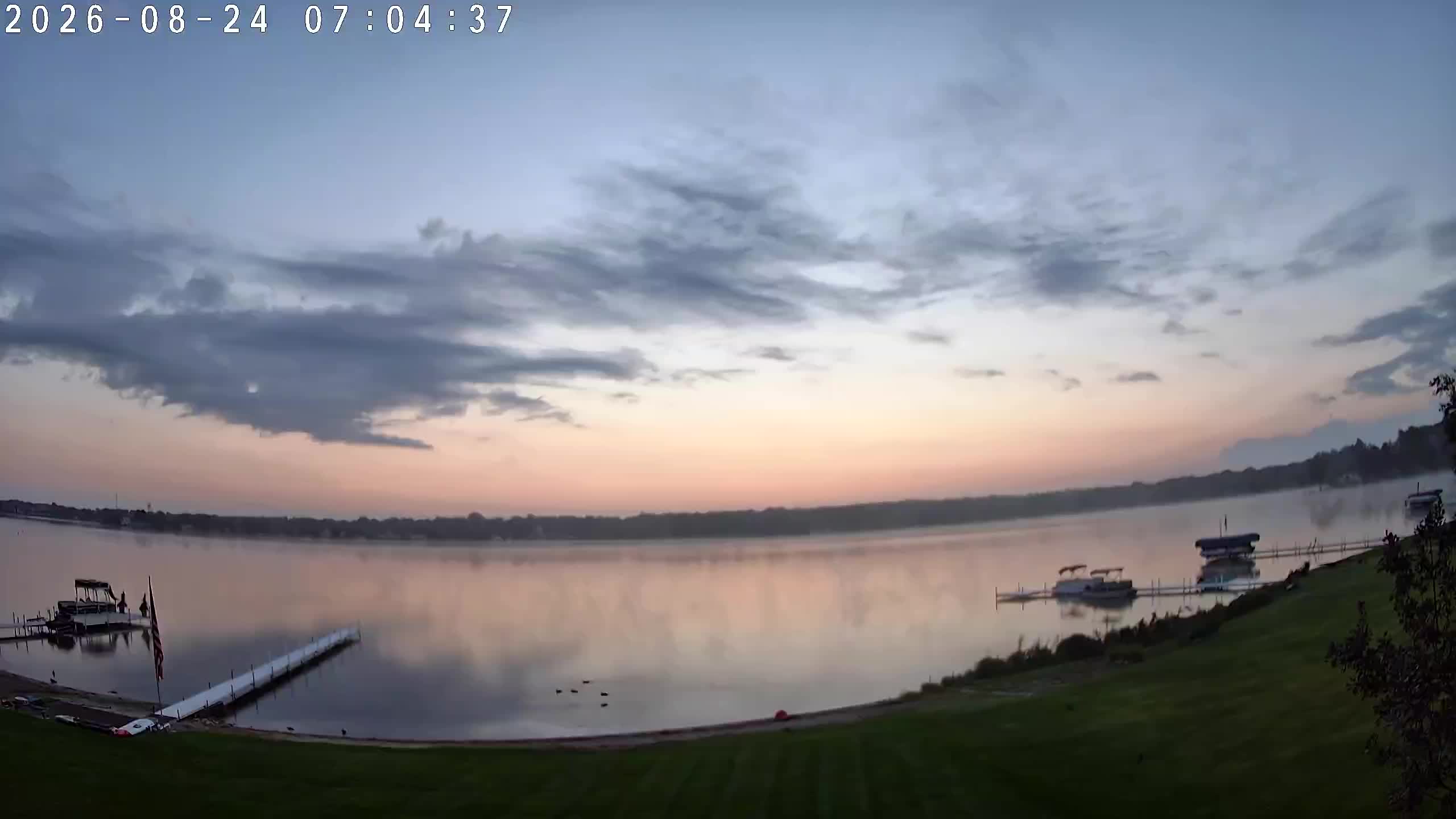 Winona Lake Sunrise — August 24, 2026