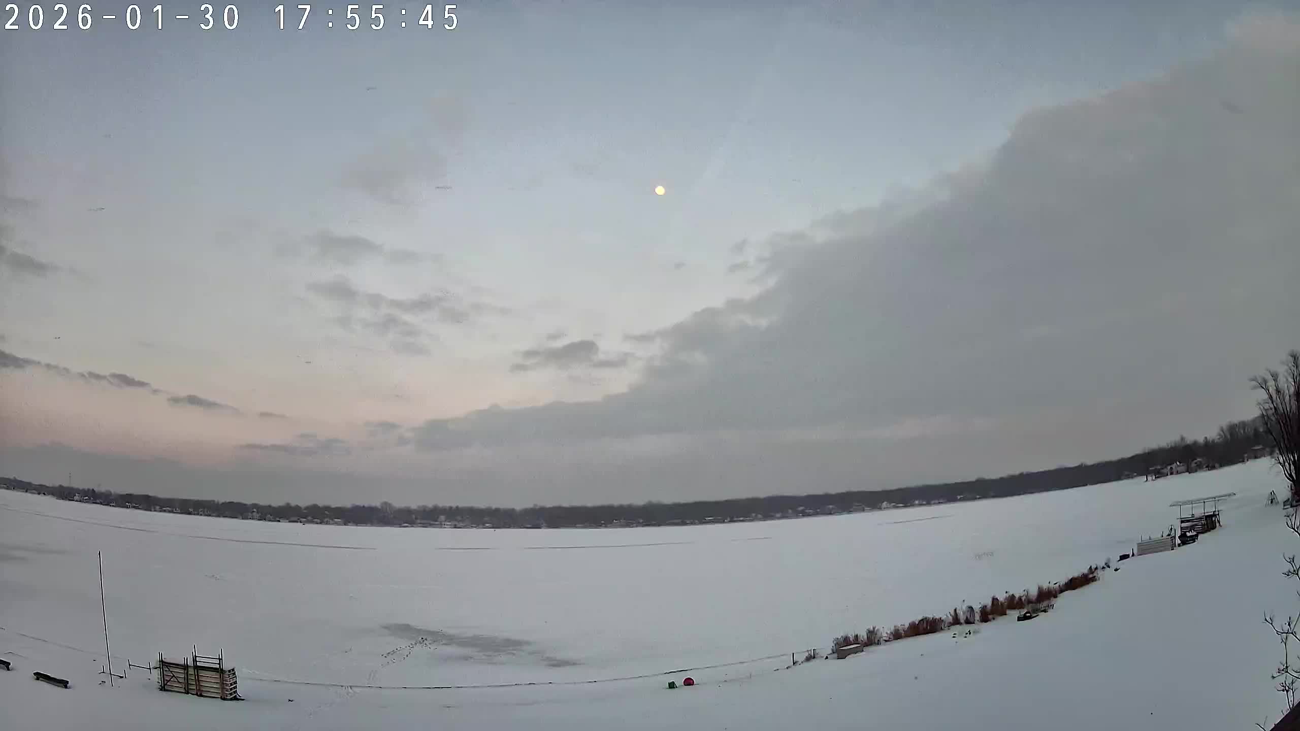 Winona Lake Sunset — January 30, 2026