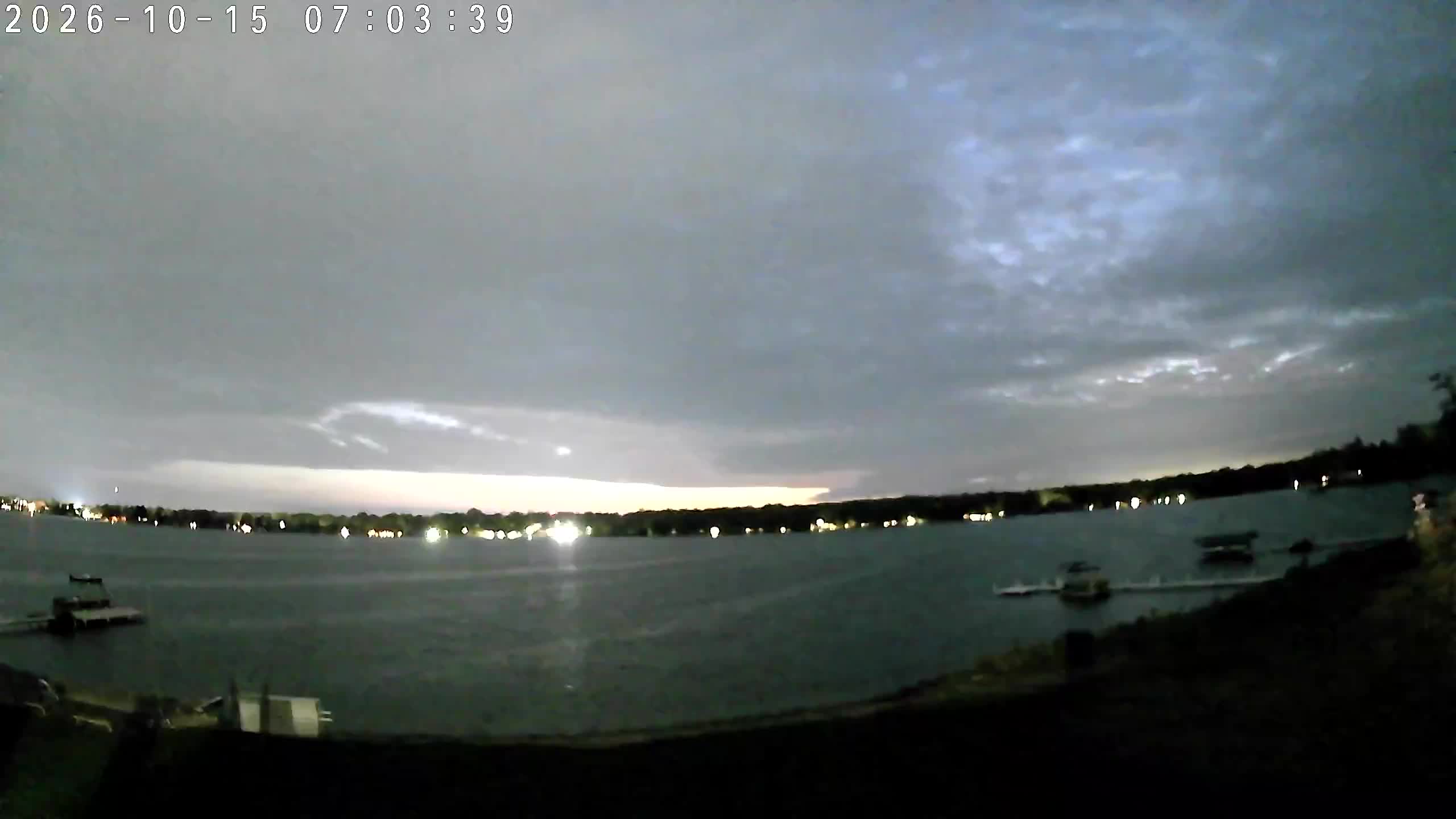Winona Lake Sunrise — October 15, 2026