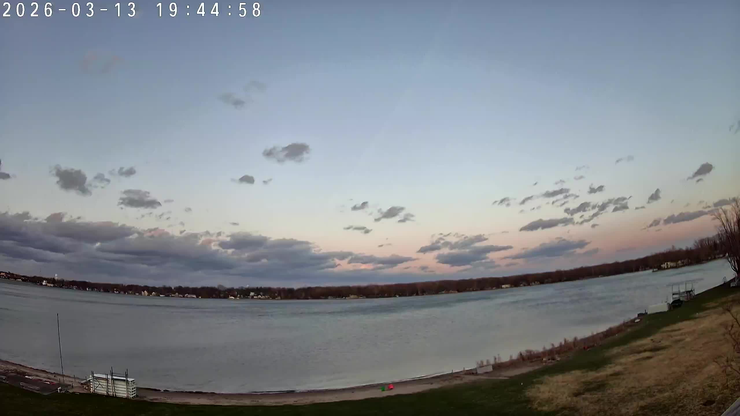 Winona Lake Sunset — March 13, 2026
