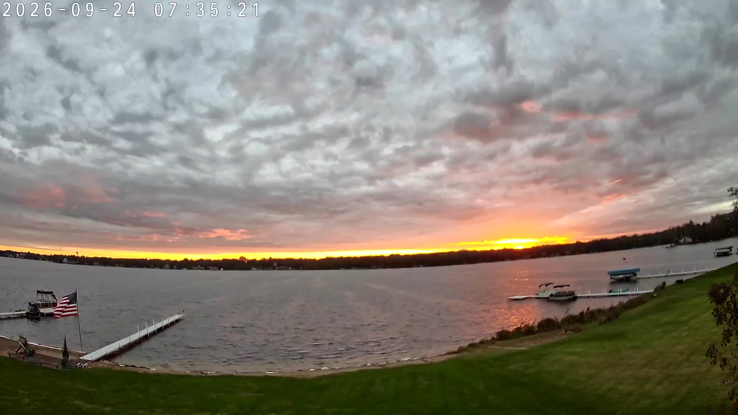 Winona Lake Sunrise — September 24, 2026