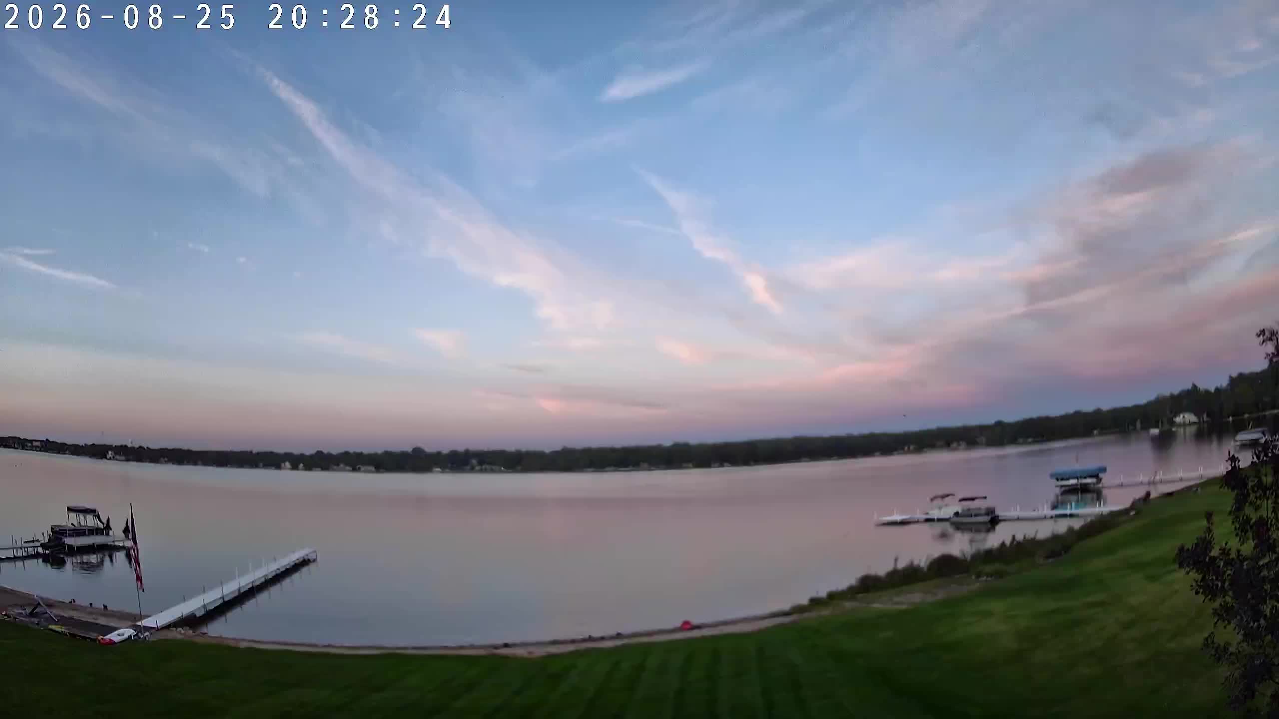 Winona Lake Sunset — August 25, 2026