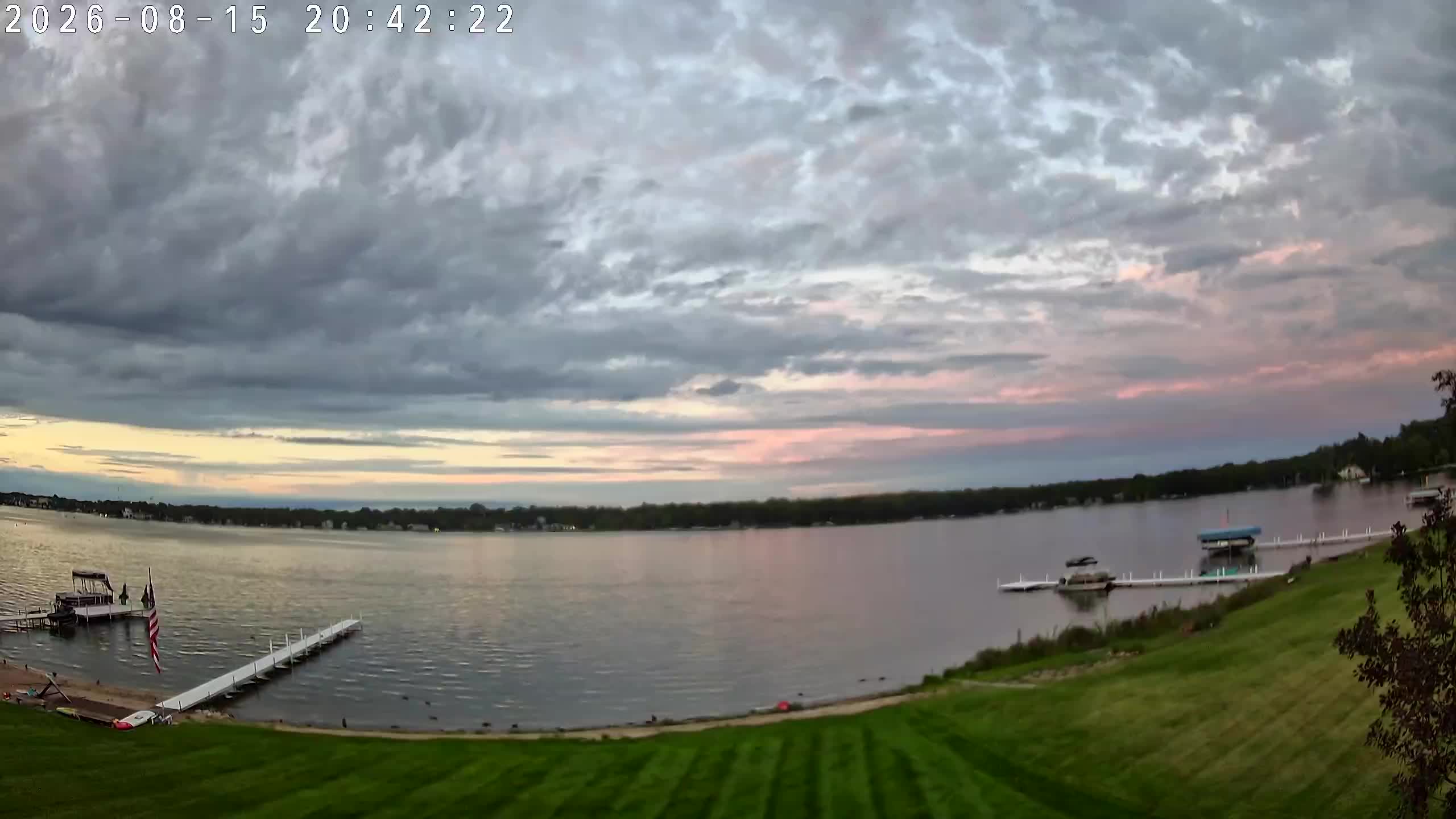 Winona Lake Sunset — August 15, 2026