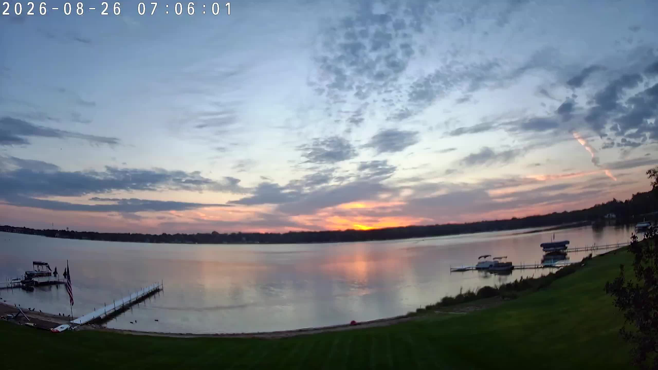 Winona Lake Sunrise — August 26, 2026