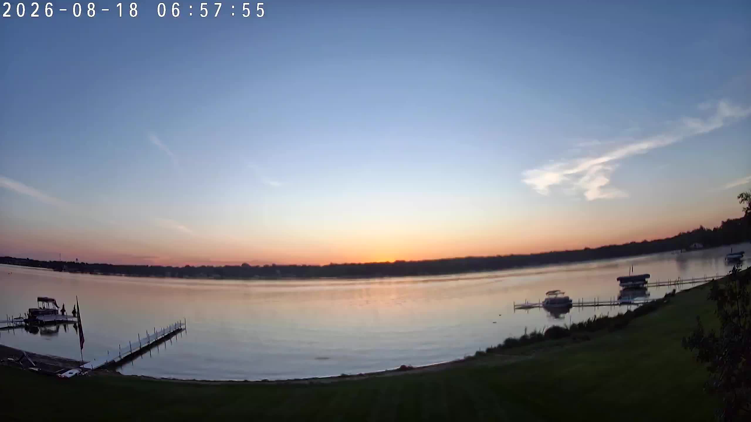 Winona Lake Sunrise — August 18, 2026