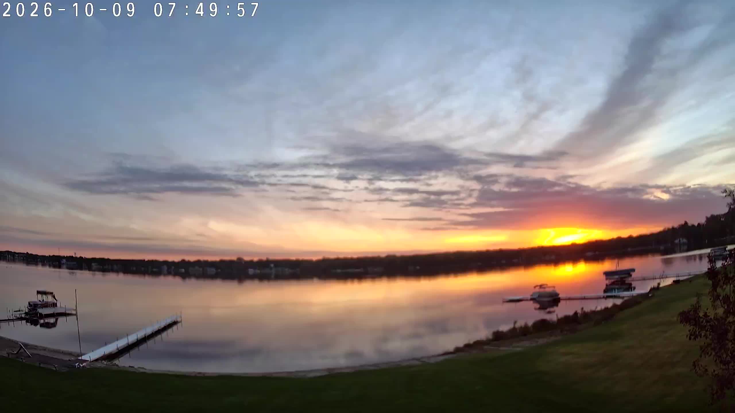 Winona Lake Sunrise — October 9, 2026