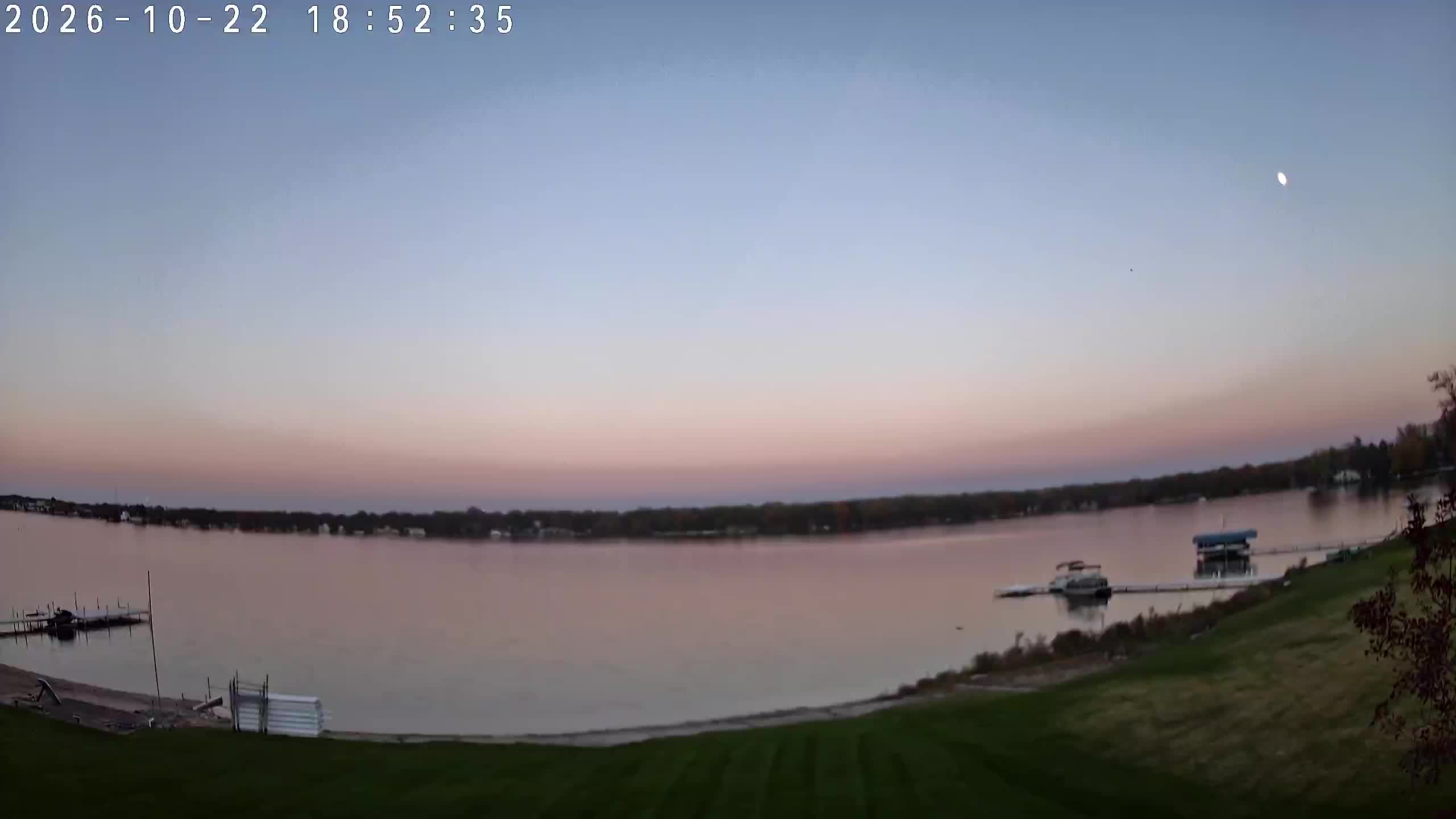 Winona Lake Sunset — October 22, 2026