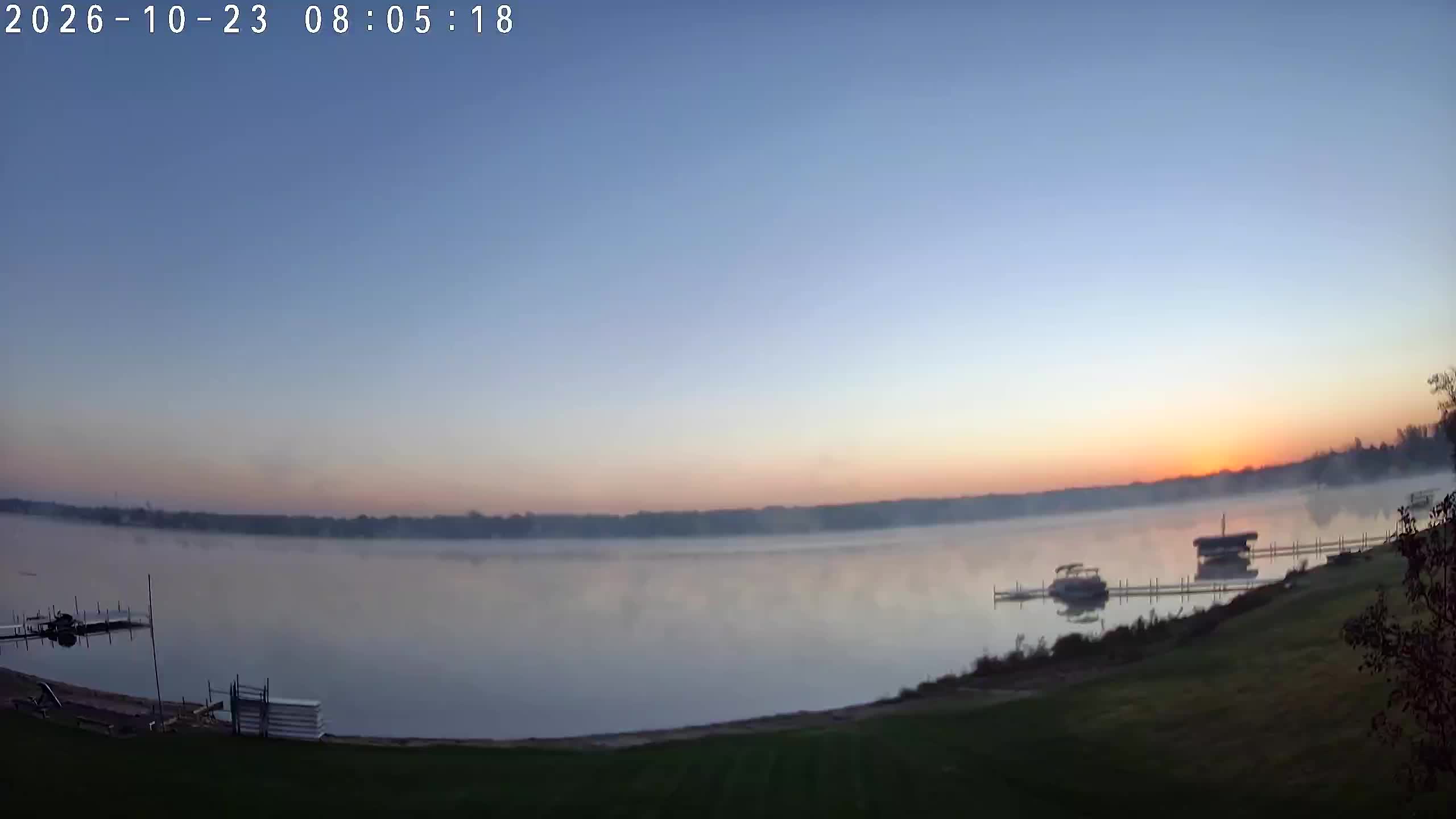 Winona Lake Sunrise — October 23, 2026