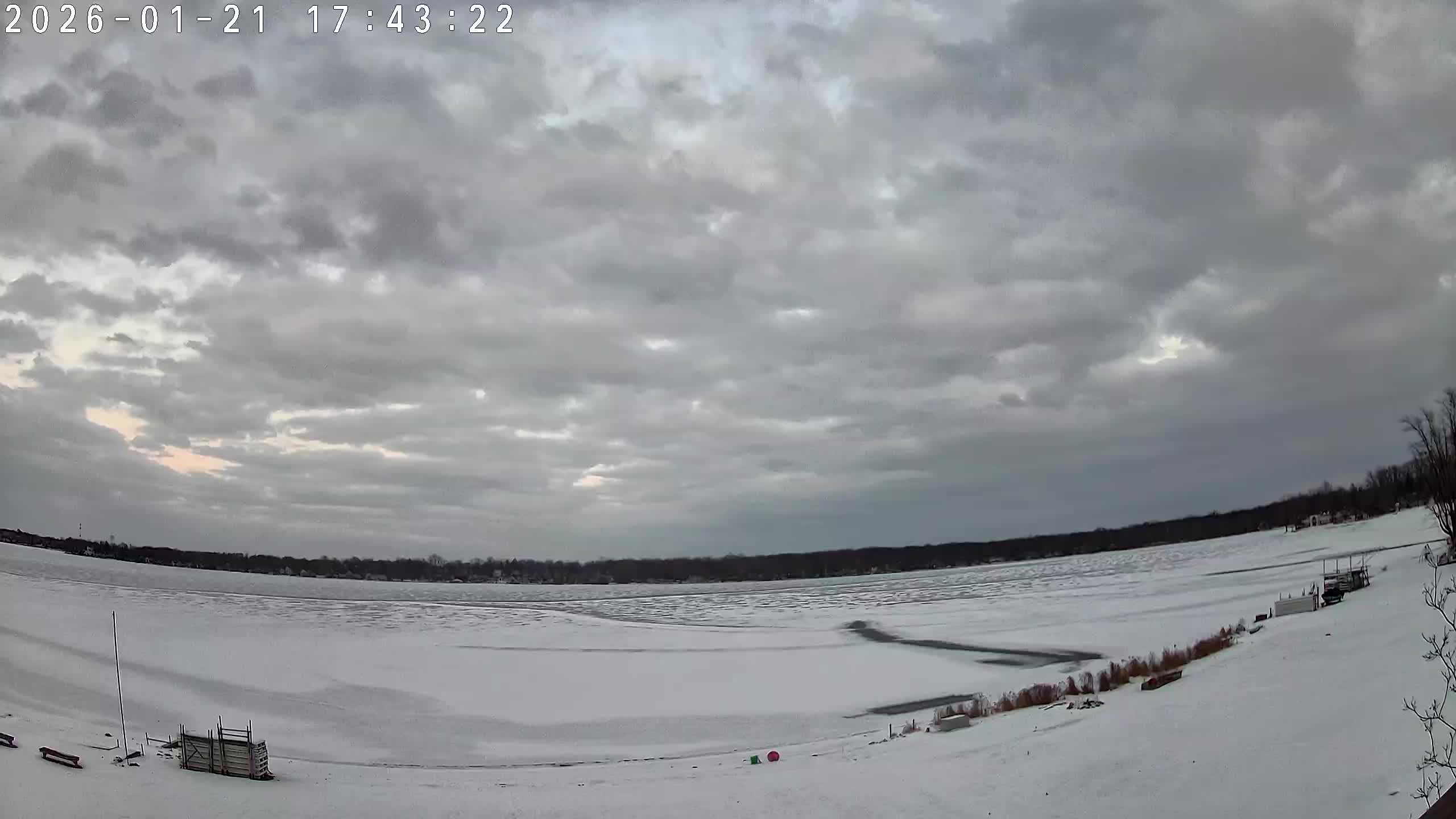 Winona Lake Sunset — January 21, 2026