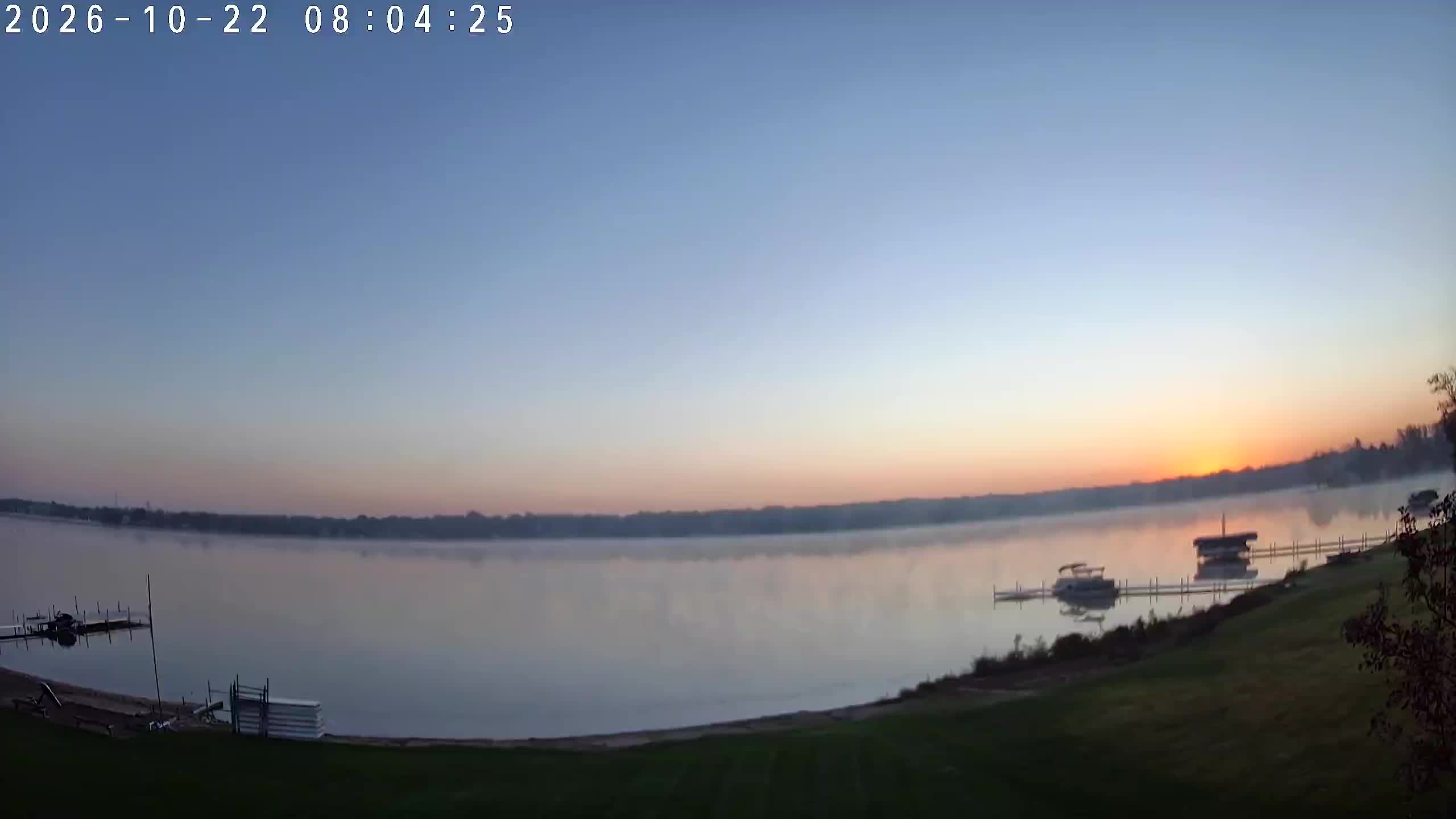 Winona Lake Sunrise — October 22, 2026