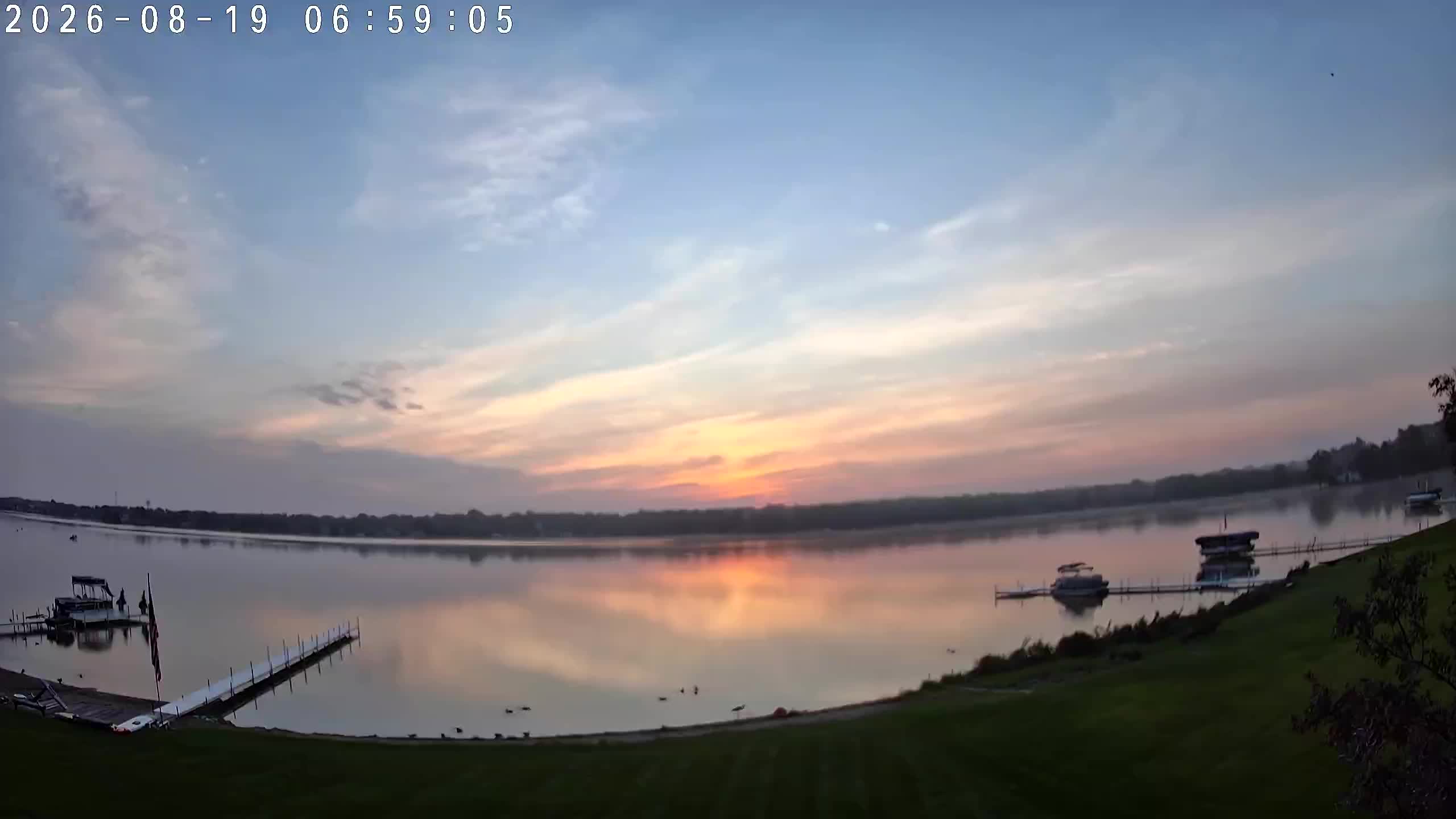 Winona Lake Sunrise — August 19, 2026