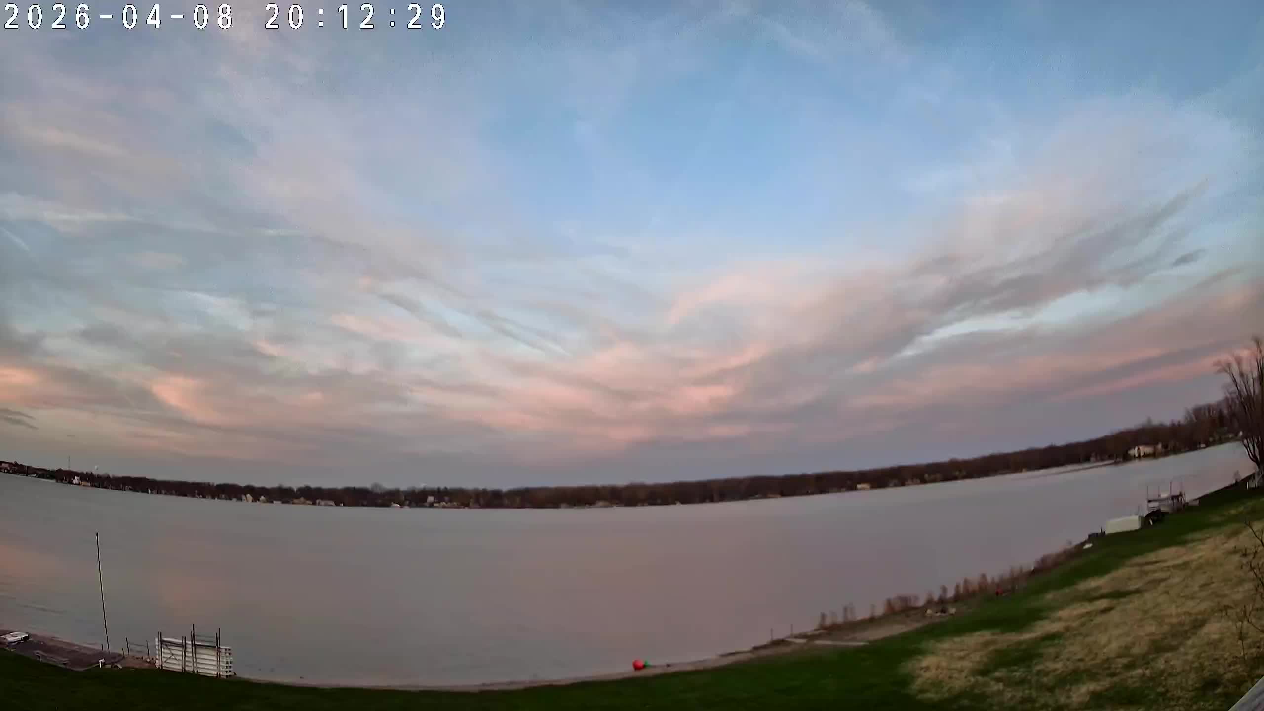 Winona Lake Sunset — April 8, 2026