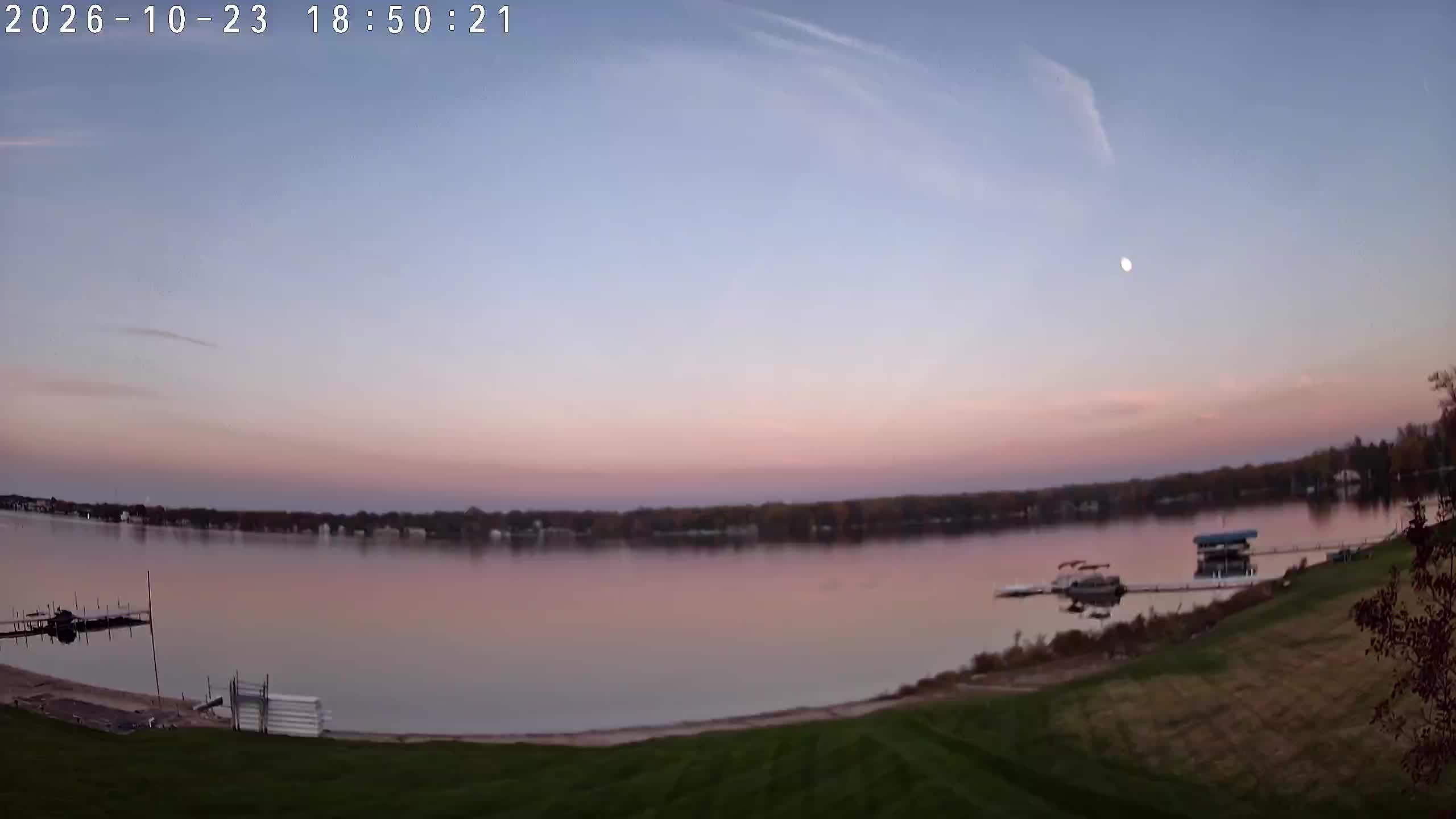 Winona Lake Sunset — October 23, 2026
