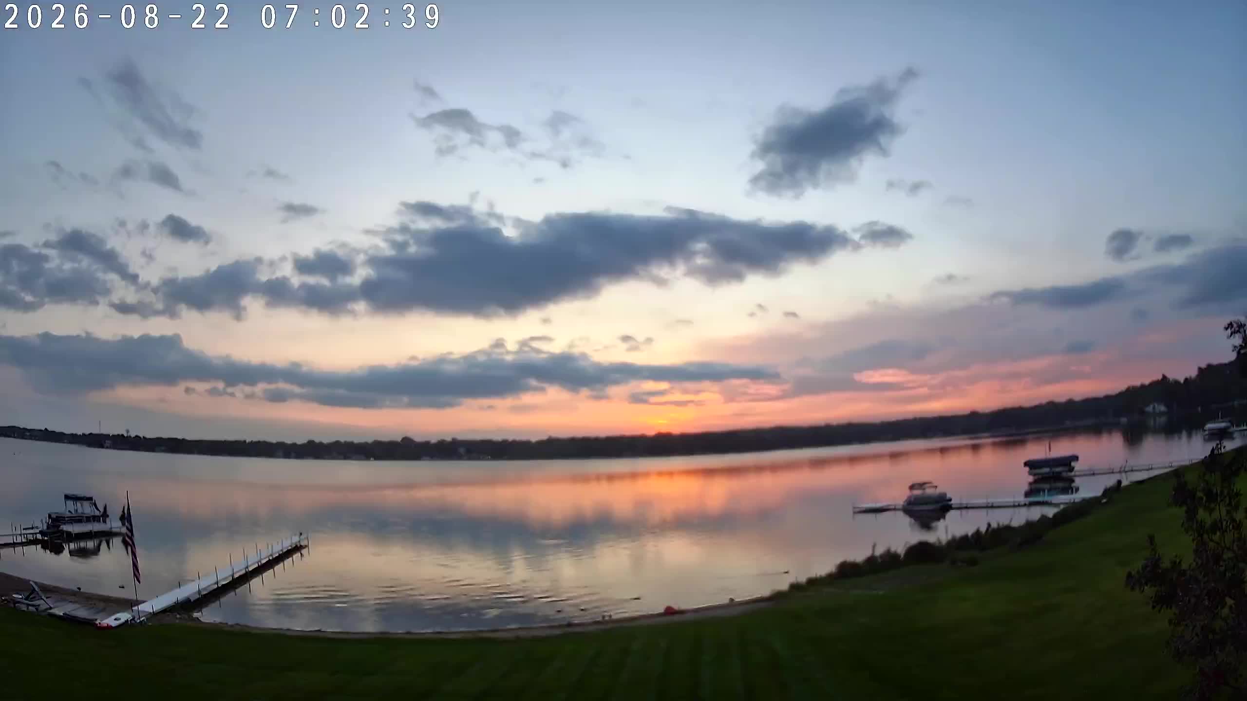 Winona Lake Sunrise — August 22, 2026