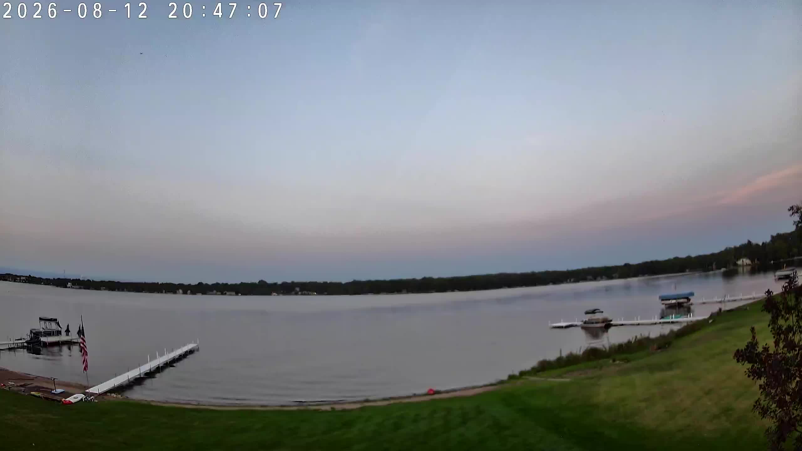 Winona Lake Sunset — August 12, 2026
