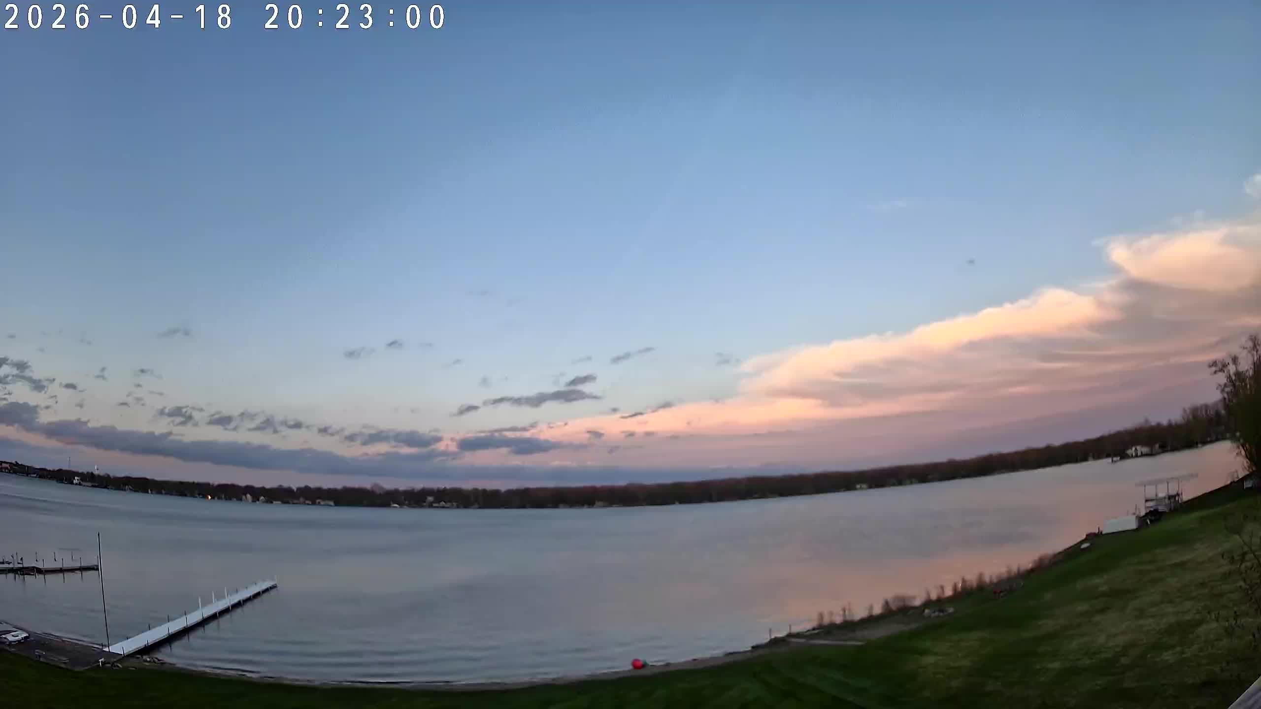 Winona Lake Sunset — April 18, 2026
