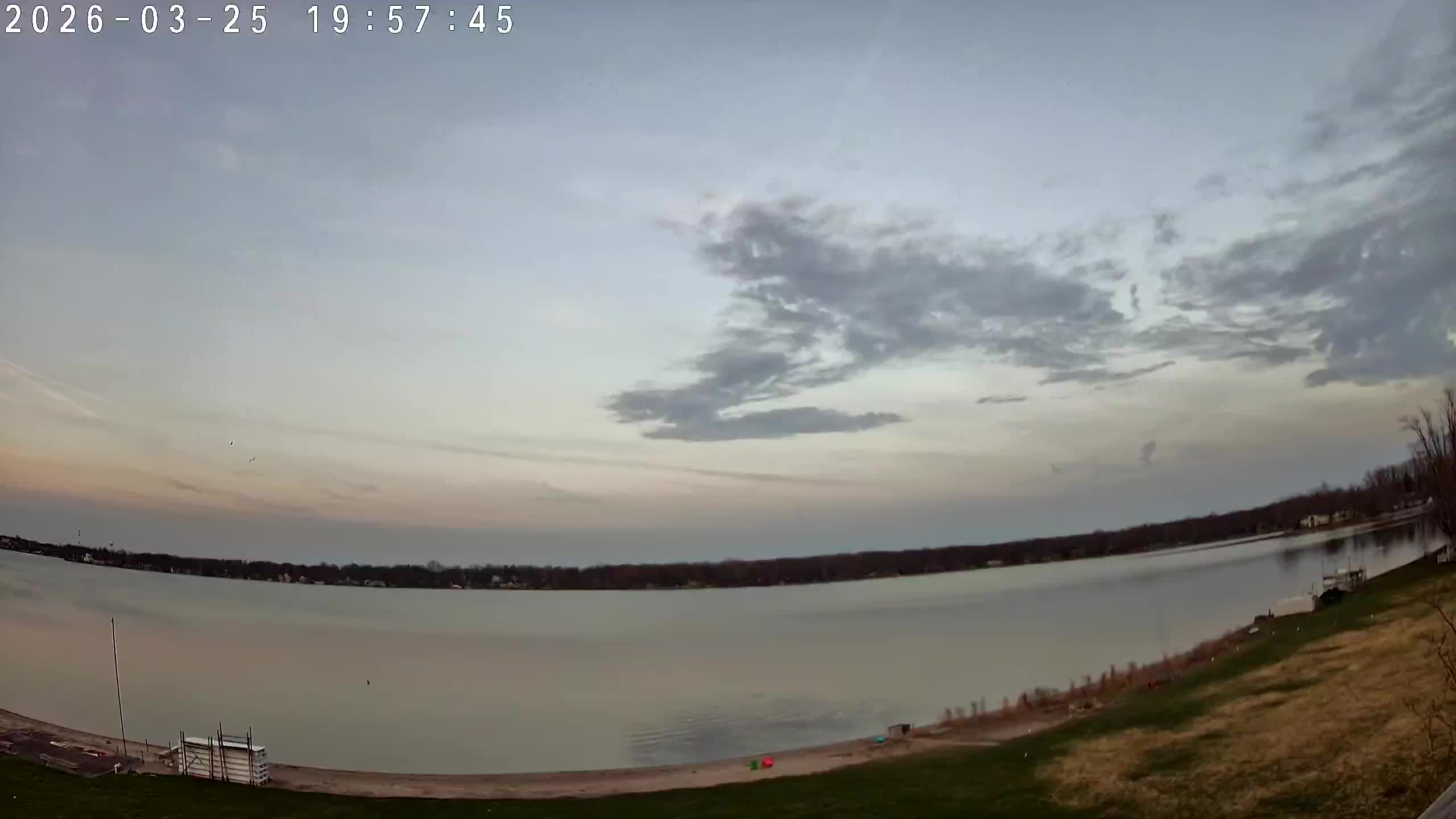 Winona Lake Sunset — March 25, 2026