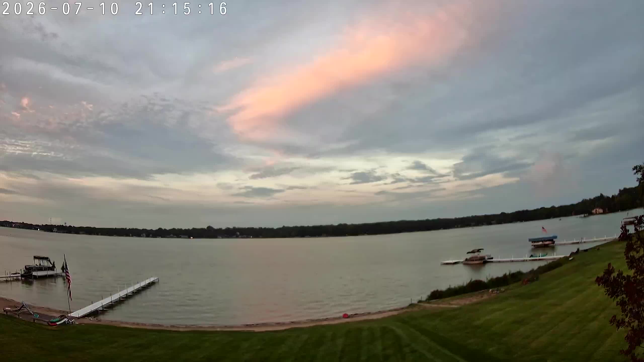 Winona Lake Sunset — July 10, 2026