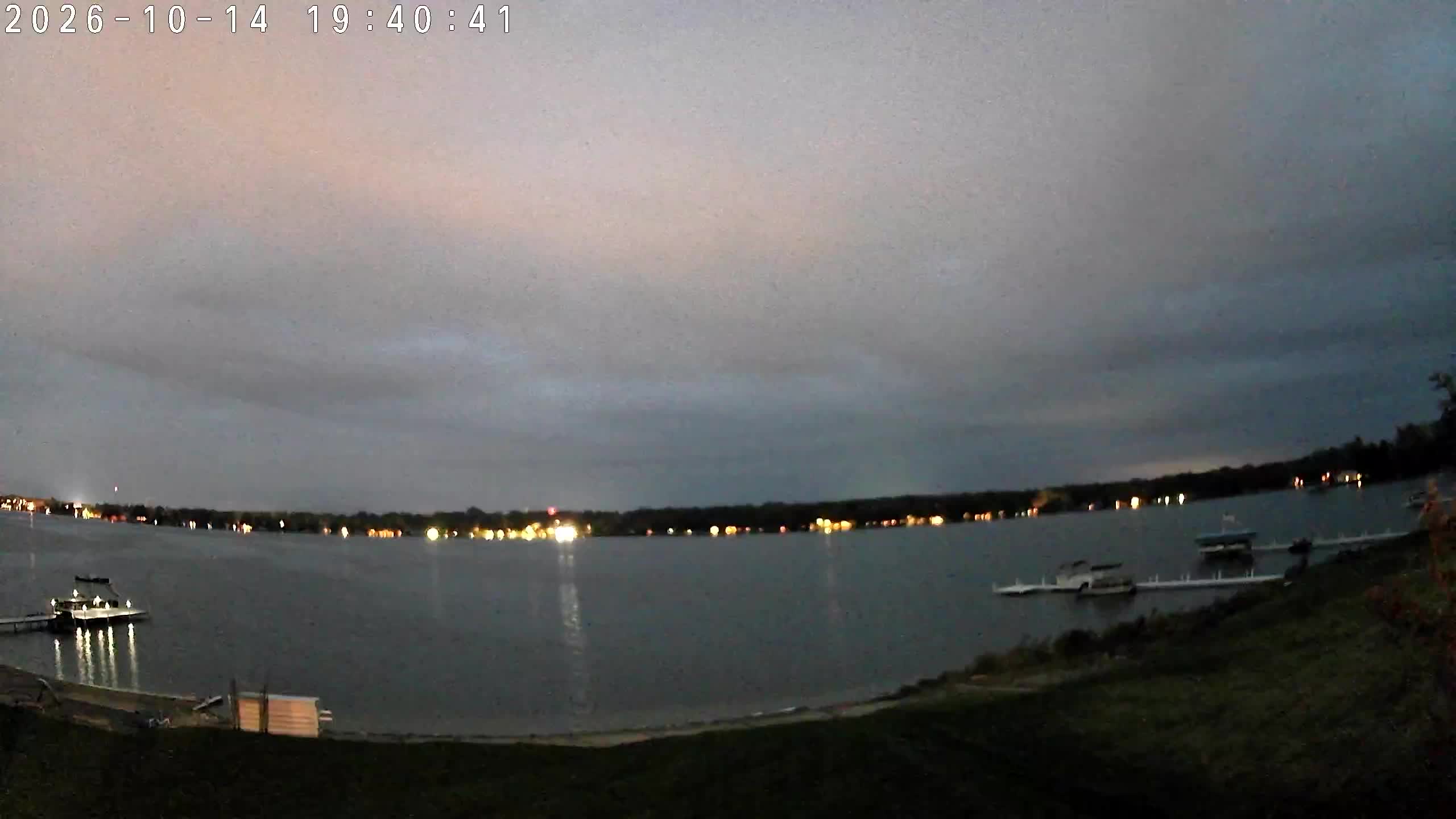 Winona Lake Sunset — October 14, 2026
