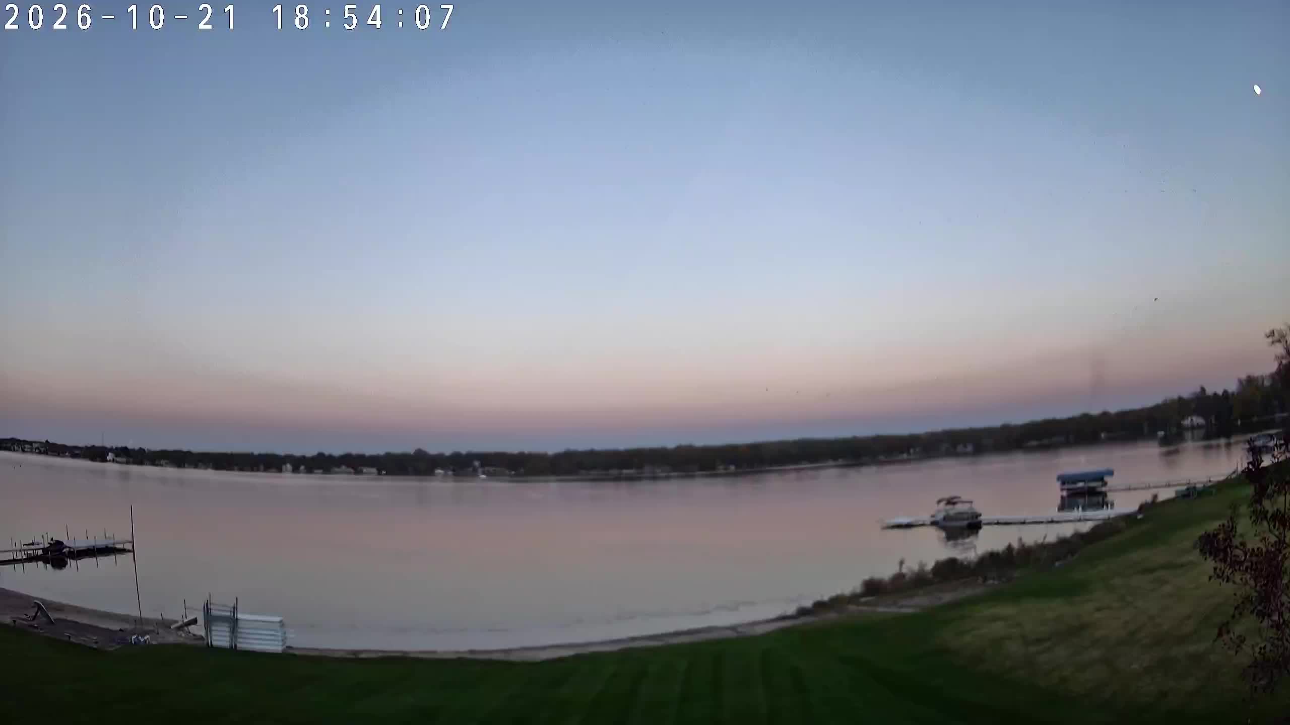 Winona Lake Sunset — October 21, 2026