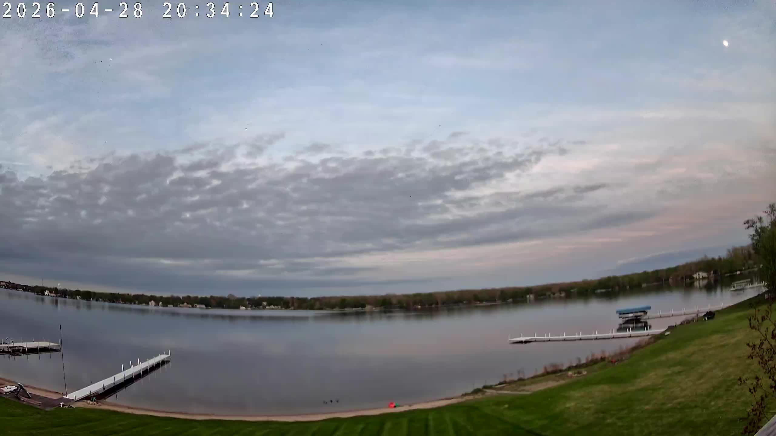 Winona Lake Sunset — April 28, 2026
