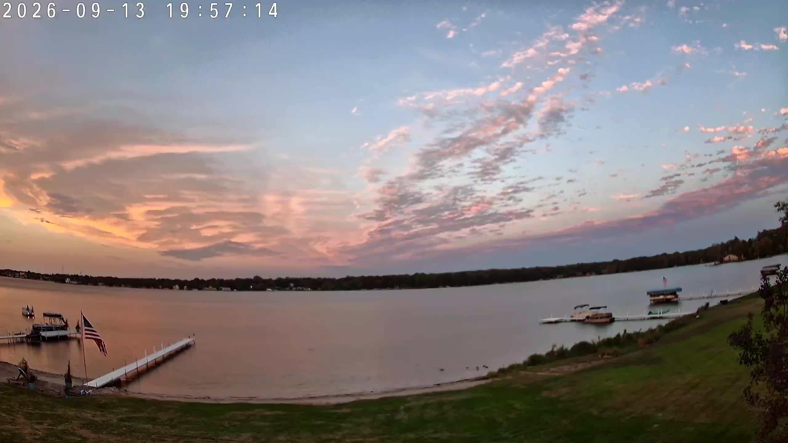 Winona Lake Sunset — September 13, 2026