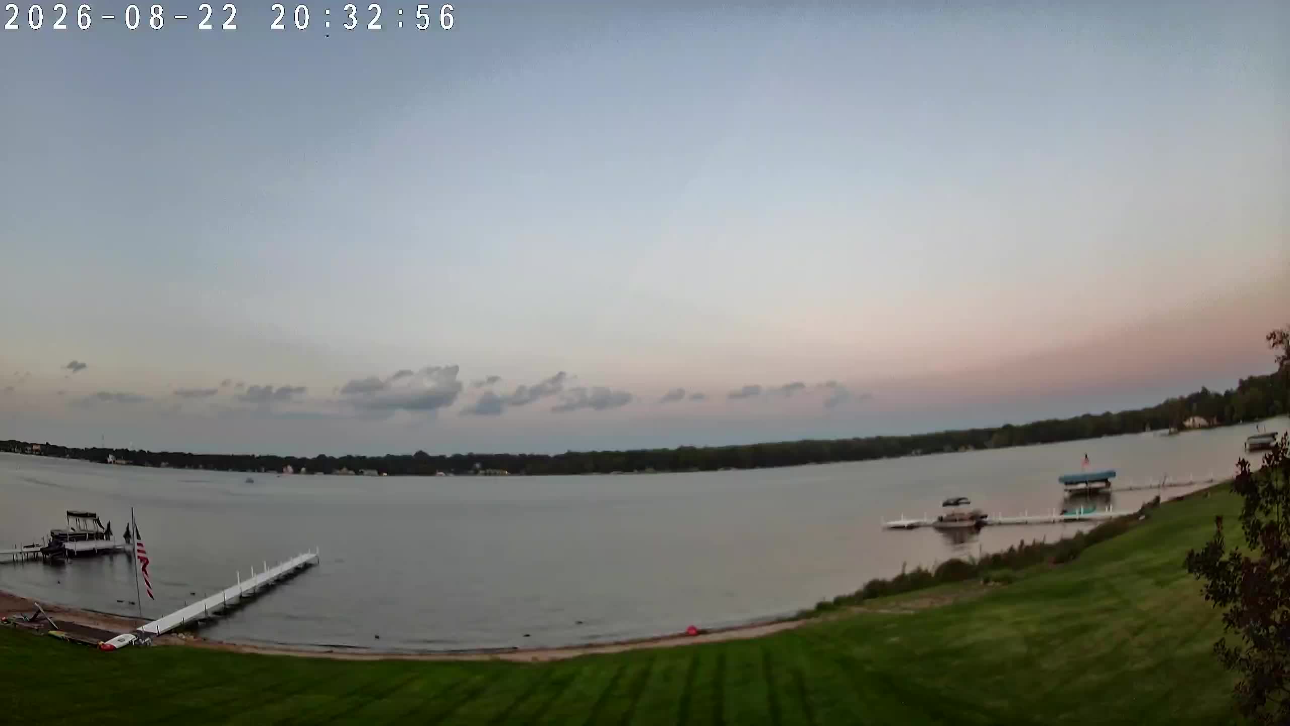 Winona Lake Sunset — August 22, 2026