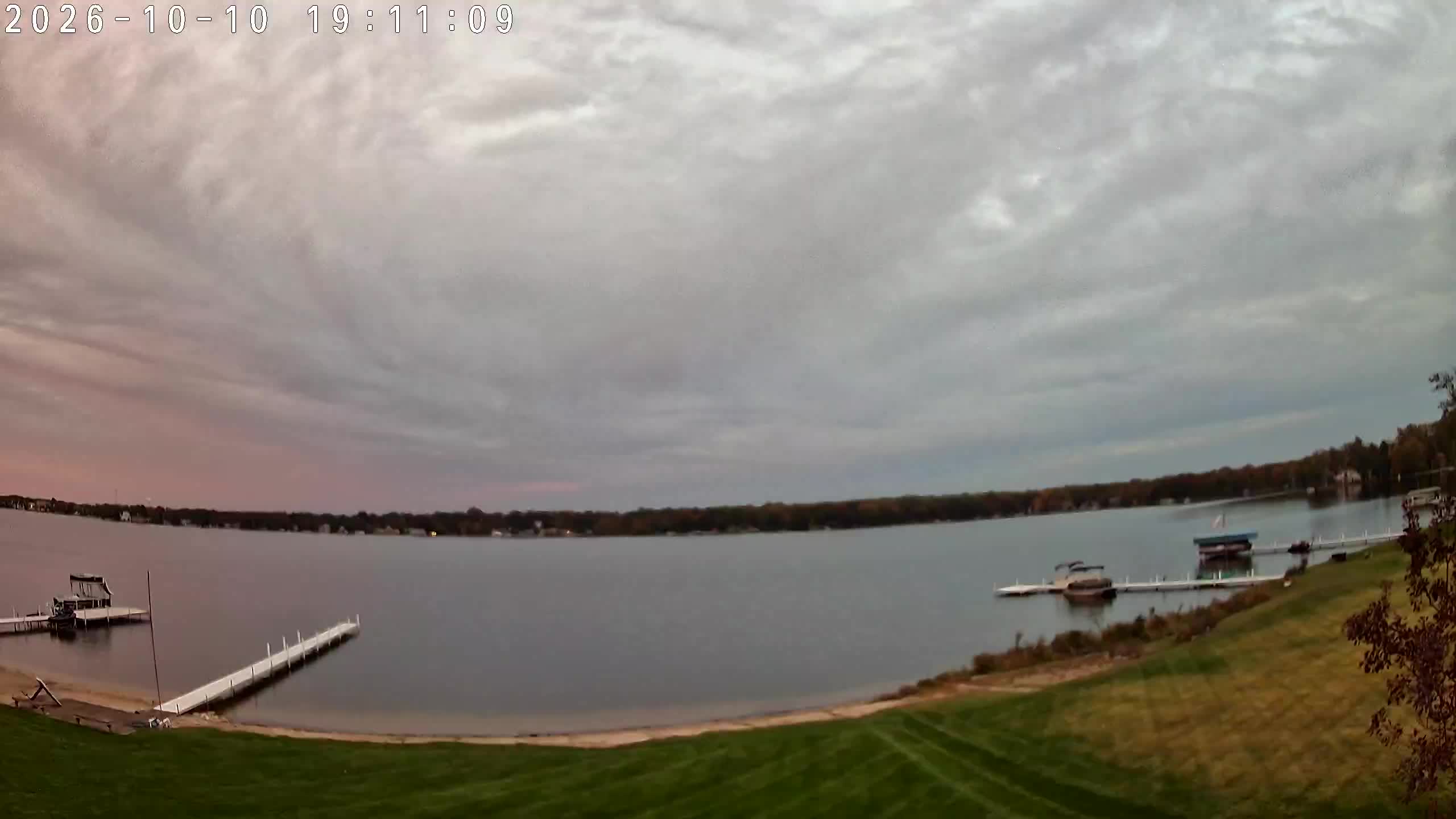 Winona Lake Sunset — October 10, 2026